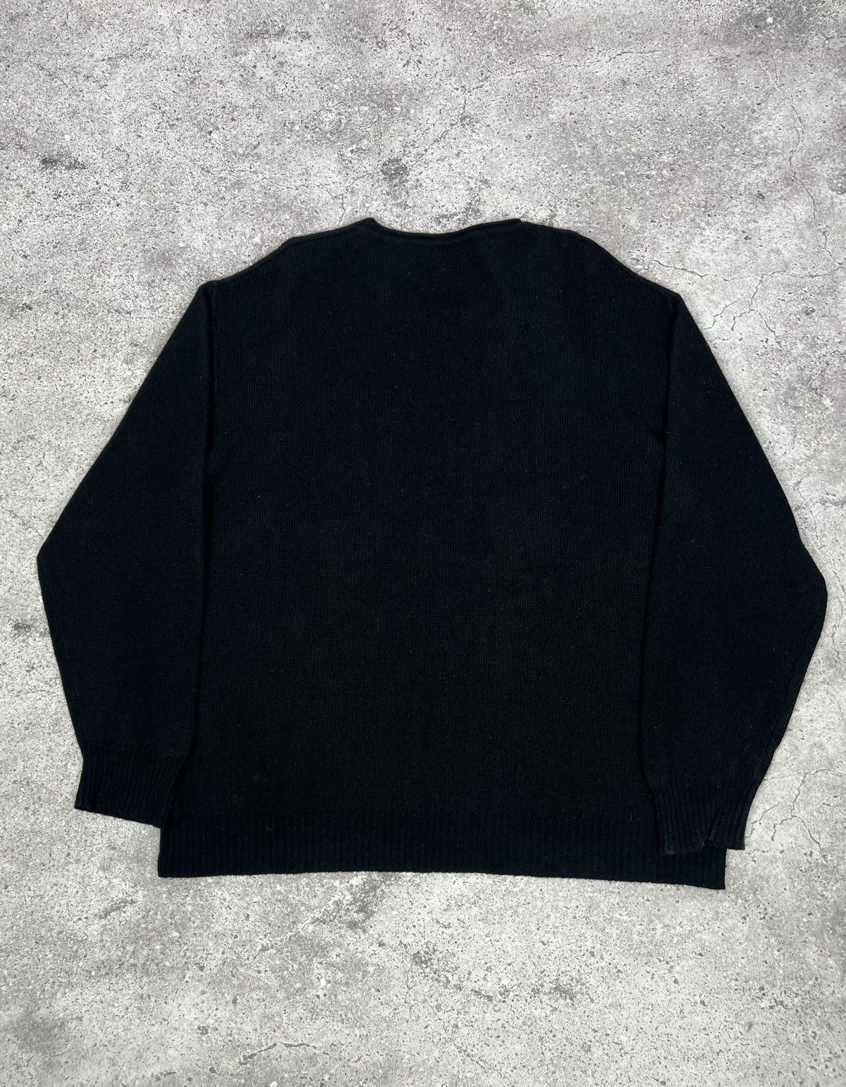 Dolce & Gabbana Dolce & Gabbana Wool Black Sweater Pocket Size US XL / EU 56 / 4 - 11 Thumbnail