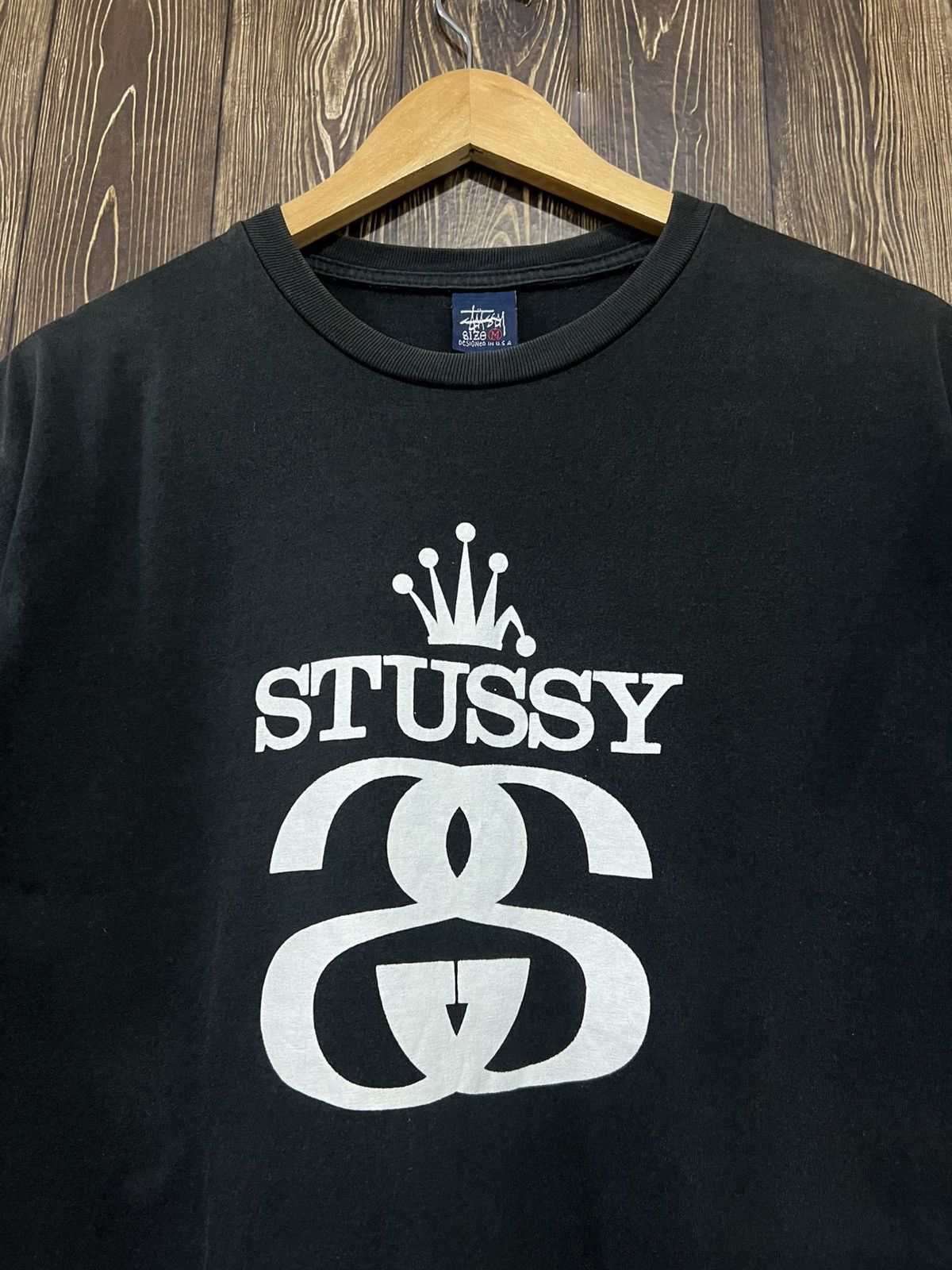 Vintage 90s Stussy Crown Tshirt