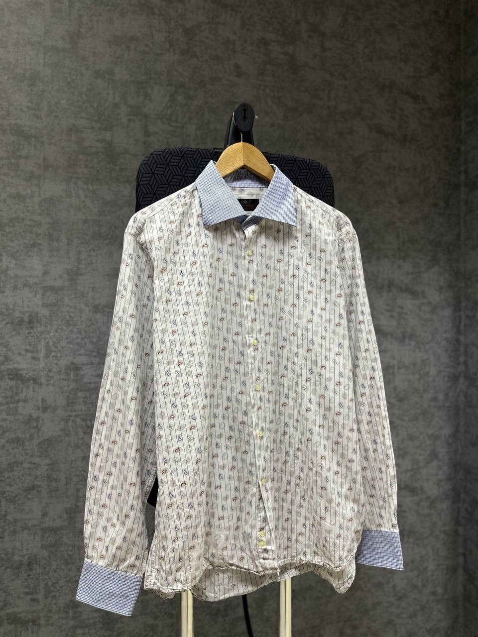 Etro × Vintage Vintage Etro White Men’s Shirt Size US L / EU 52-54 / 3 - 4 Thumbnail