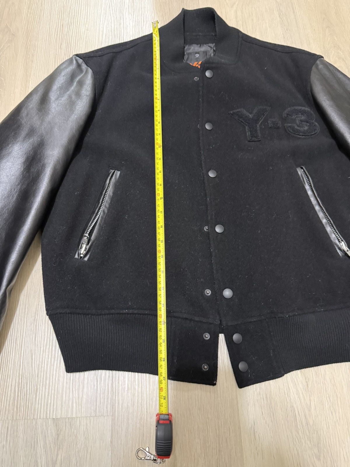 Yohji Yamamoto Vintage Y-3 wool leather varsity bomber jacket Size US S / EU 44-46 / 1 - 7 Thumbnail