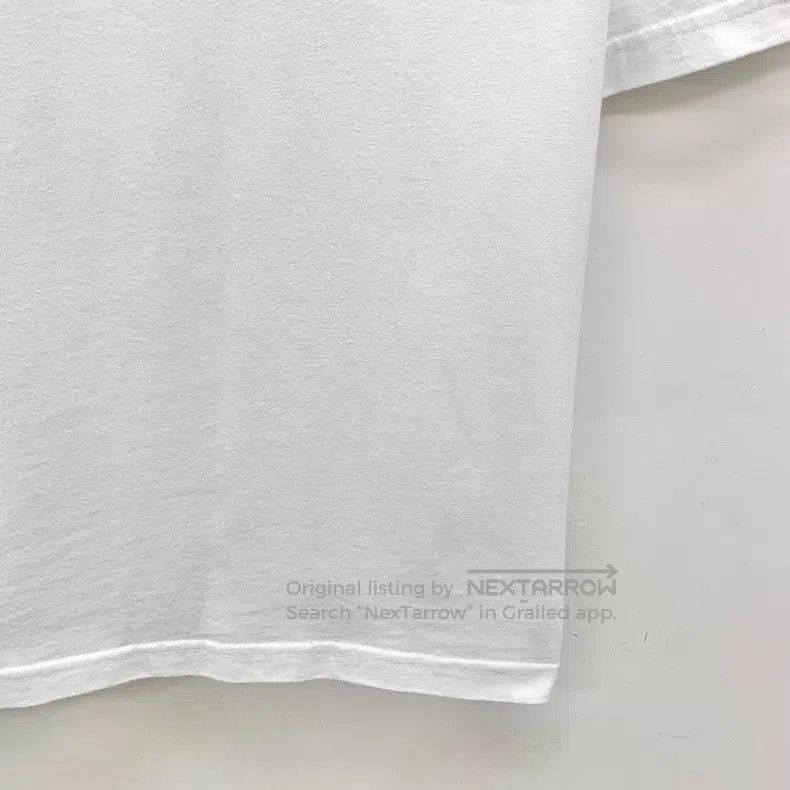 Balenciaga Balenciaga White Logo Letter Printed Cotton Round Neck Sho Size US XS / EU 42 / 0 - 4 Thumbnail