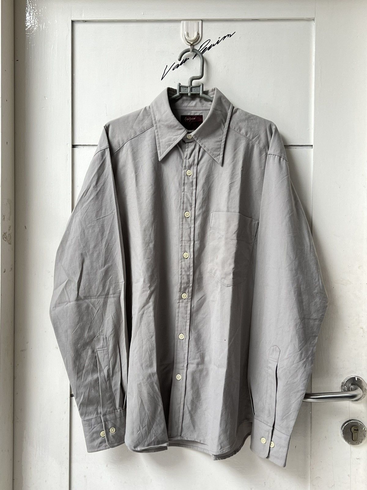 Yohji Yamamoto A.A.R Yohji Yamamoto Durban Grey Shirt Size US M / EU 48-50 / 2 - 9 Thumbnail