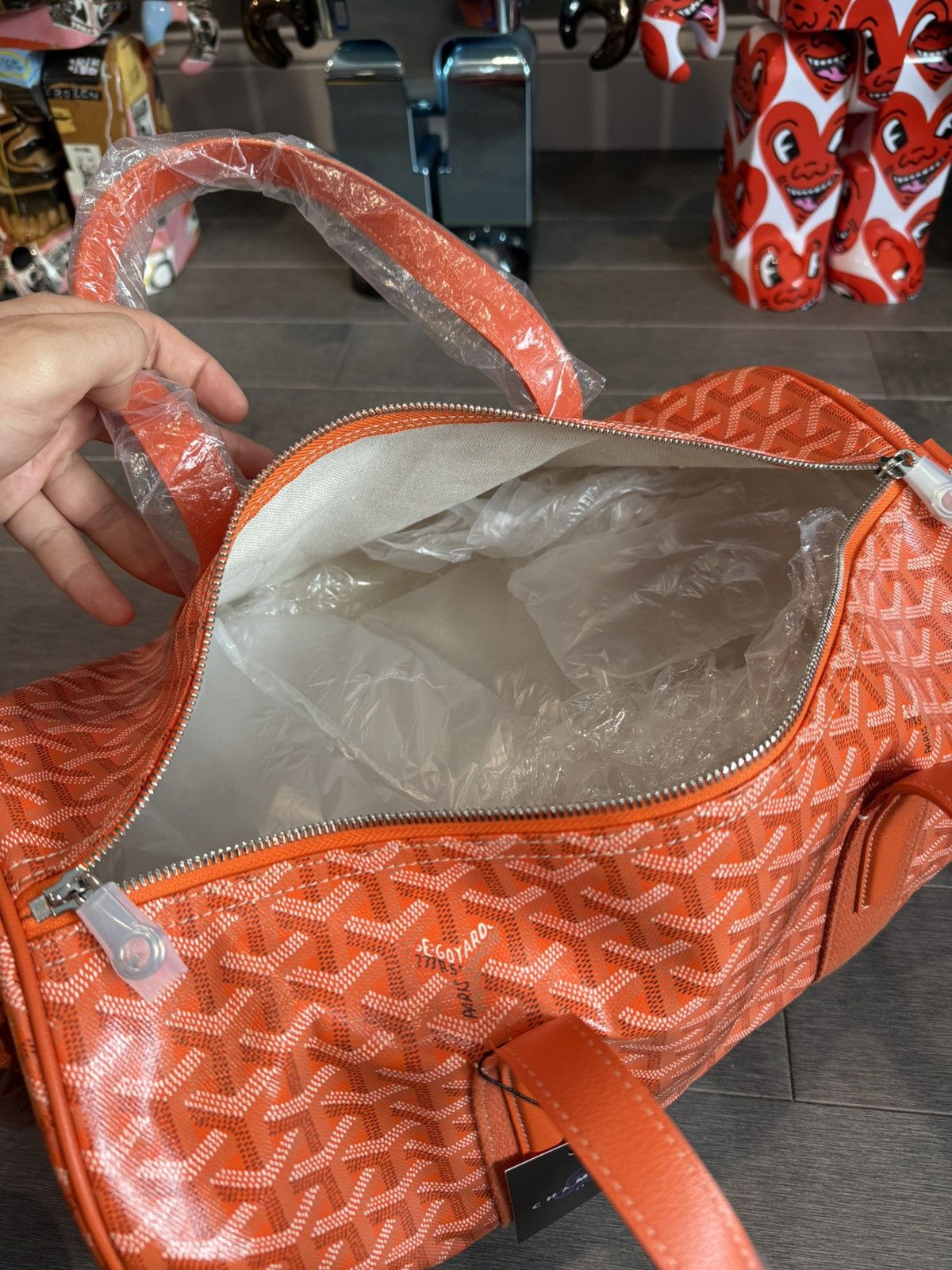 Goyard Goyard Barrel 40 Sports Bag Orange New Size ONE SIZE - 5 Thumbnail
