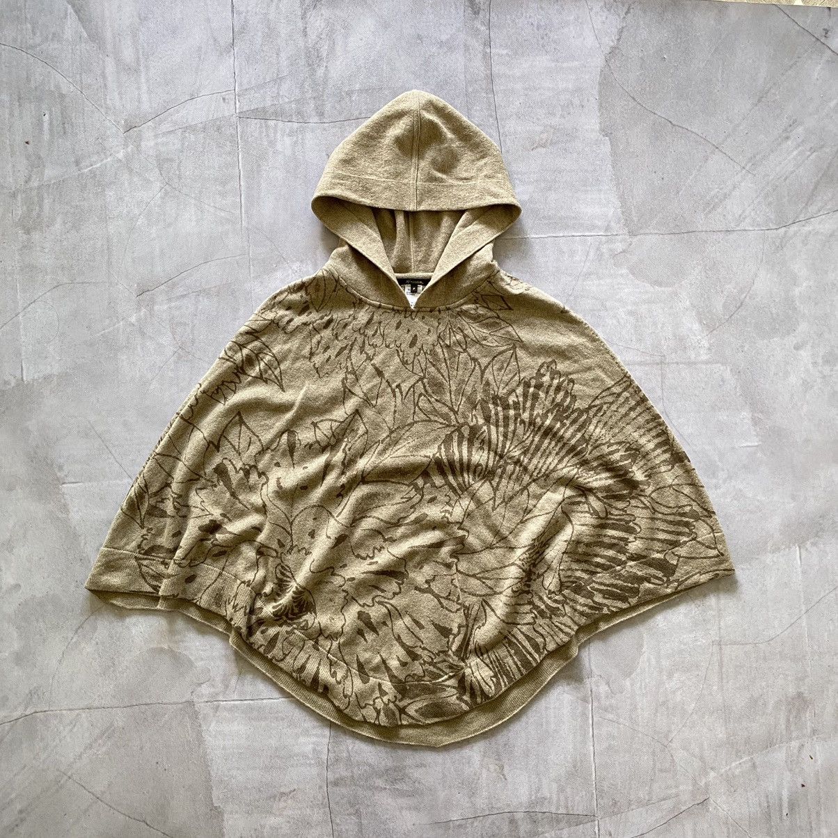 Designer × Japanese Brand Horiyoshi The Third Japan Cashmere Poncho Kapital Style PPFM Size US L / EU 52-54 / 3 - 1 Thumbnail