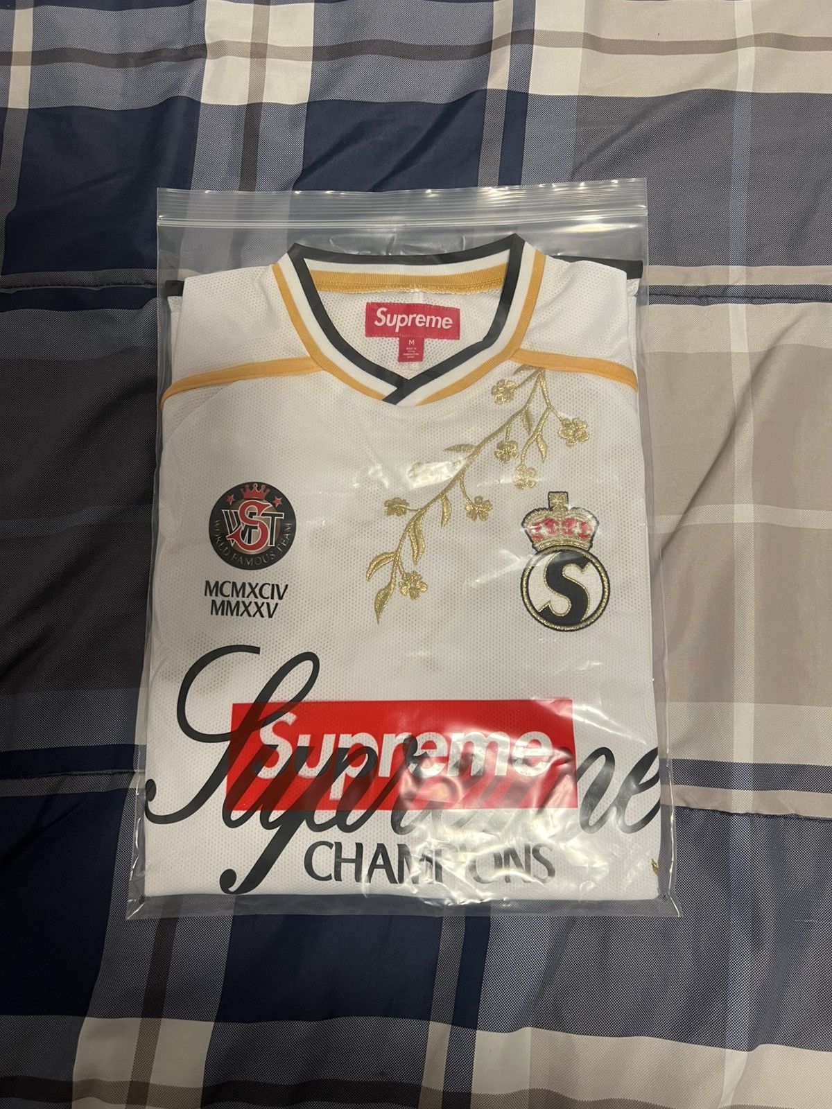 Supreme Floral Soccer Jersey Size Medium Supreme Floral Soccer