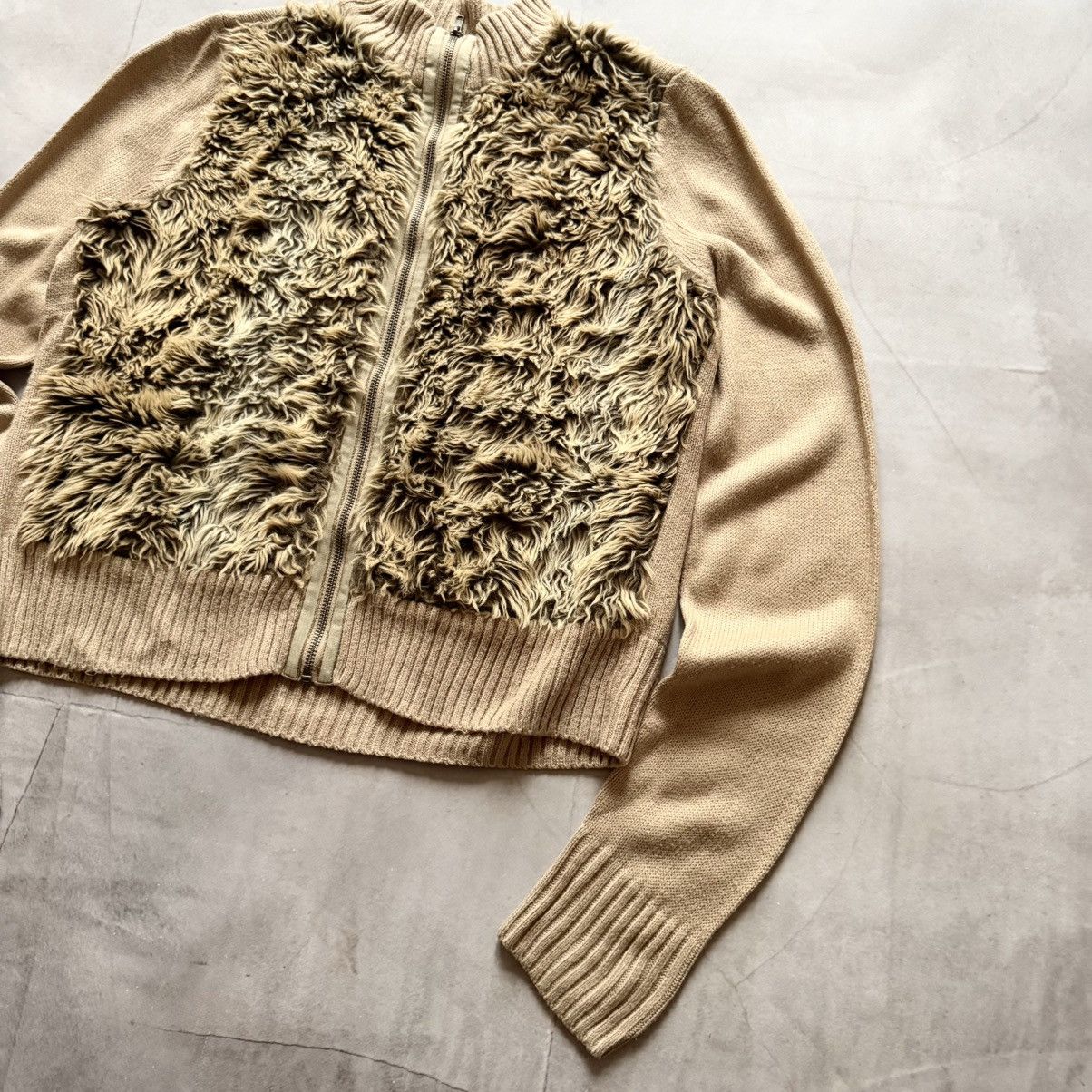 Hysteric Glamour × Undercover Vintage If Six Was Nine LGB Vibe Fur Zip Sweater Sweatshirt Size US S / EU 44-46 / 1 - 2 Thumbnail