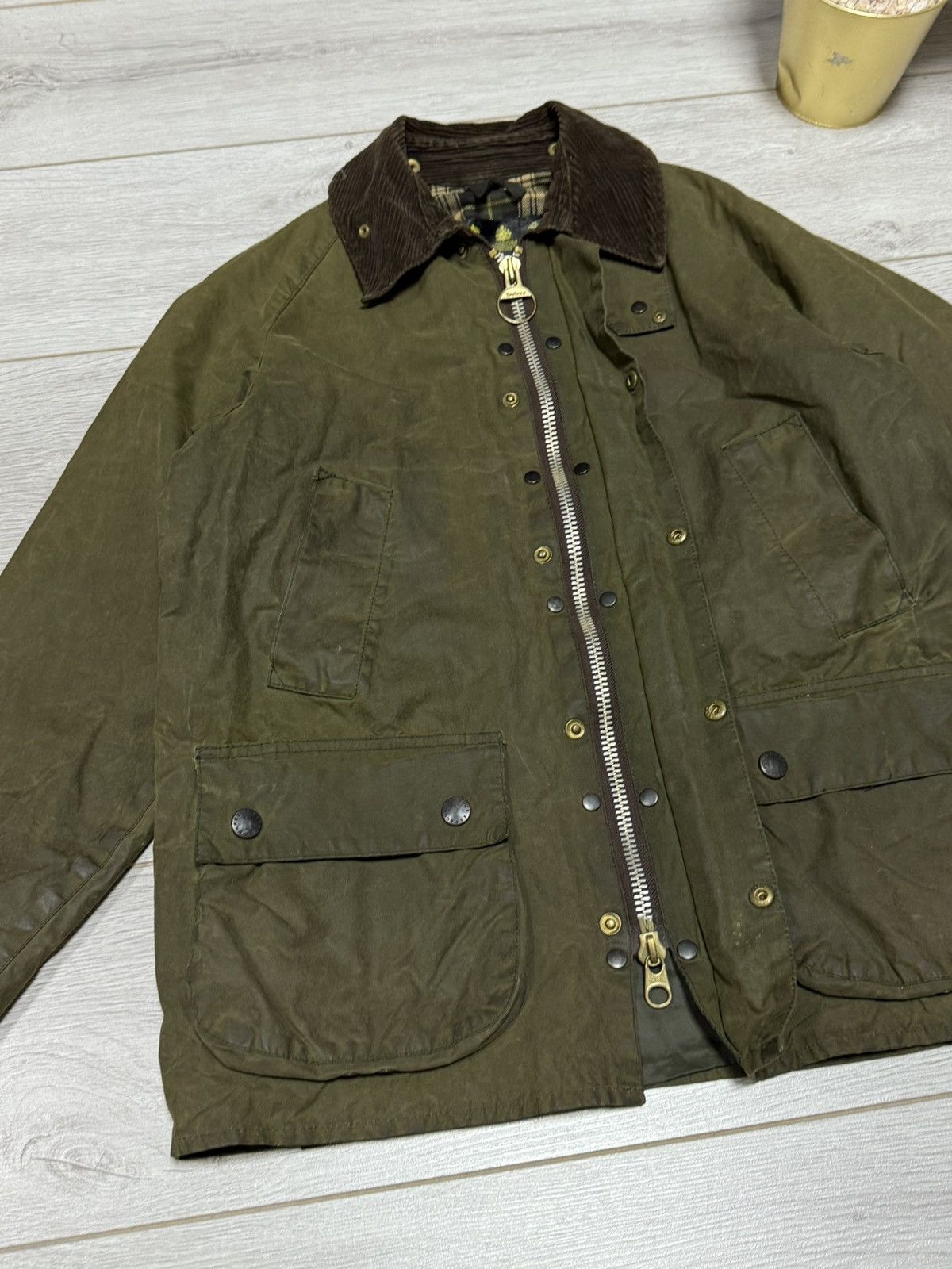 Barbour Barbour Bedale waxed zip jacket coat Size US S / EU 44-46 / 1 - 6 Thumbnail