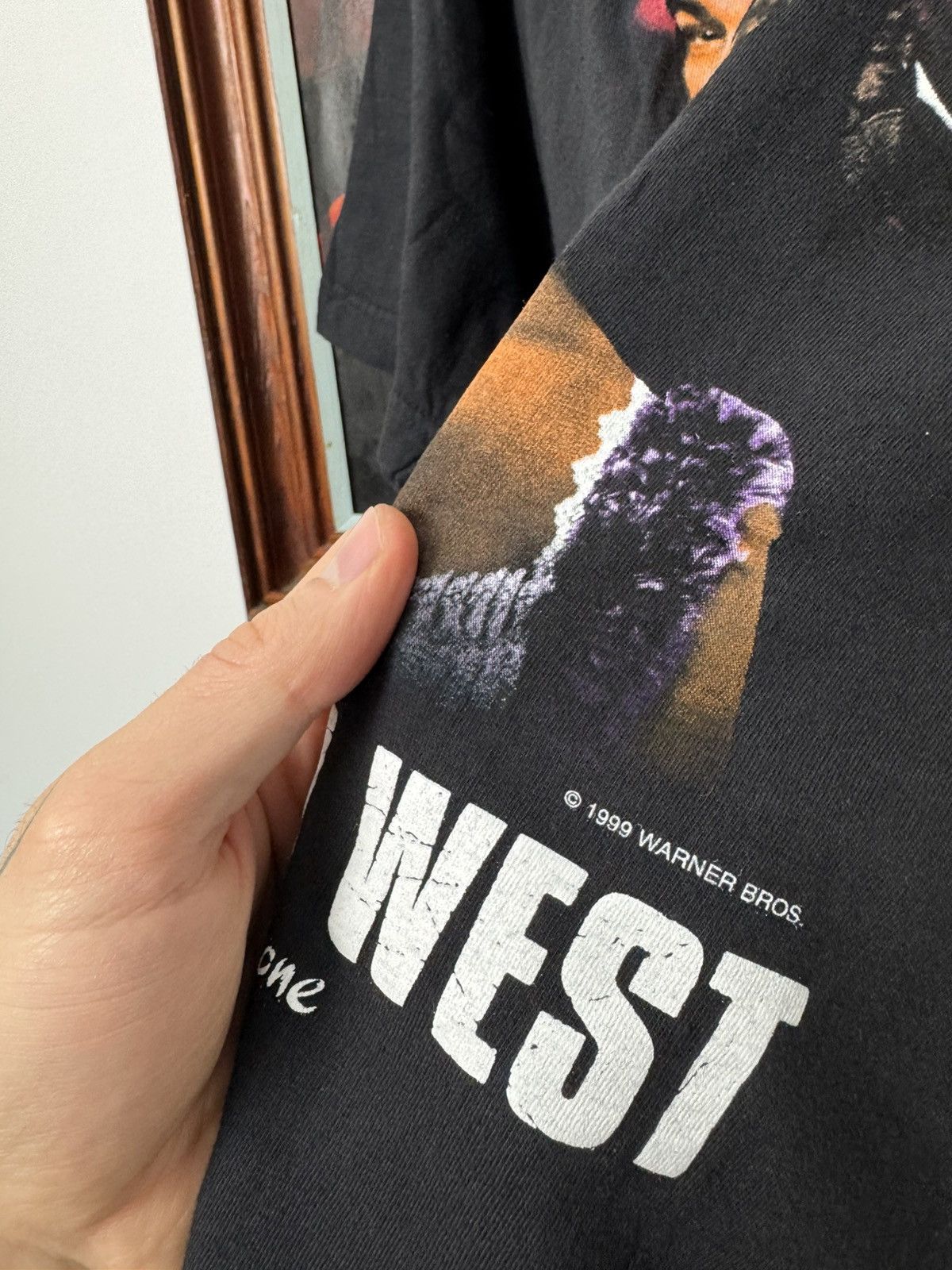 Vintage 1999 Og License Wild Wild West Movie Promo TShirt Will Smith Size US L / EU 52-54 / 3 - 2 Thumbnail