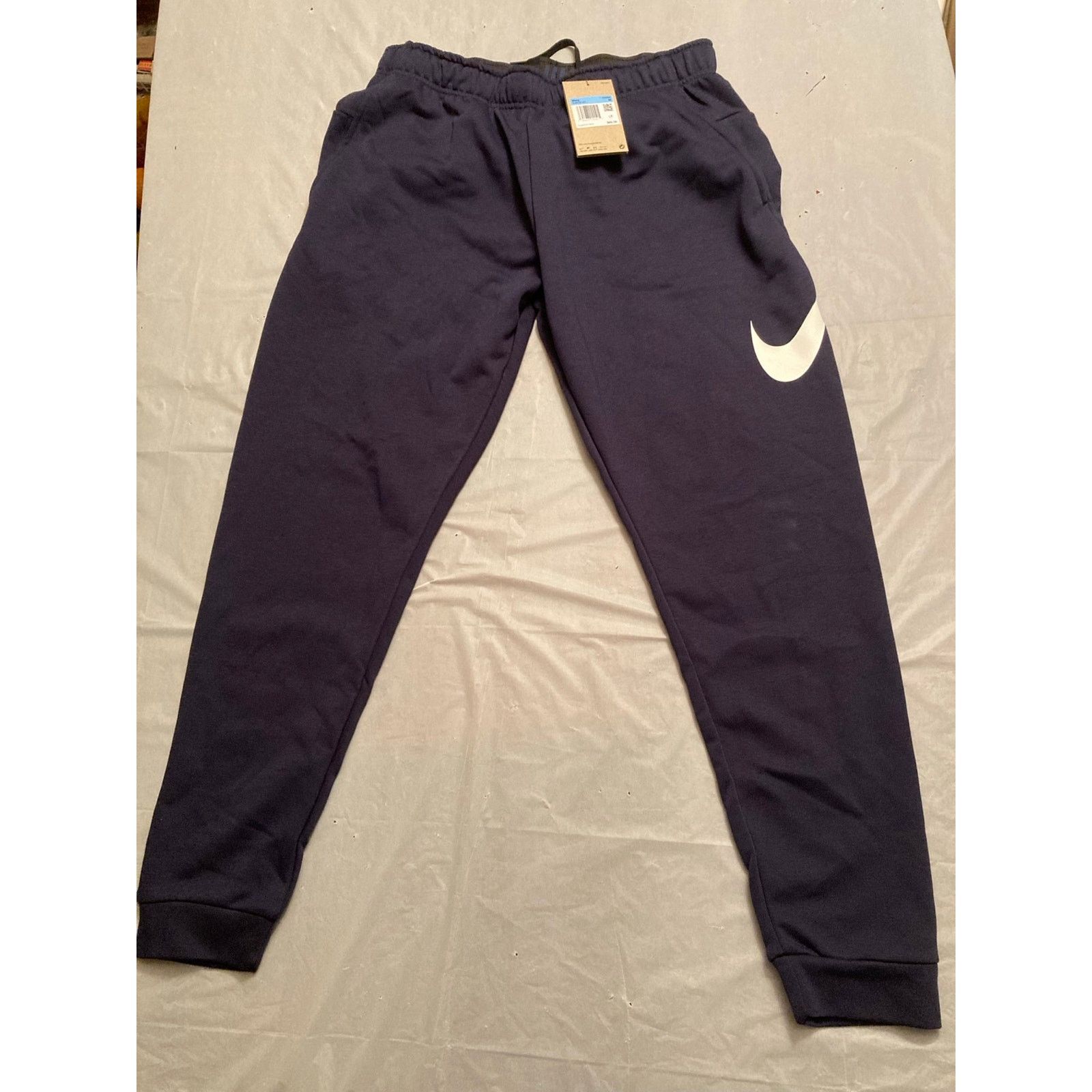 Nike Nike Dry Graphic Mens DriFIT Taper Pnts jggers NavyBlue SzM Size US 38 / EU 54 - 1 Thumbnail