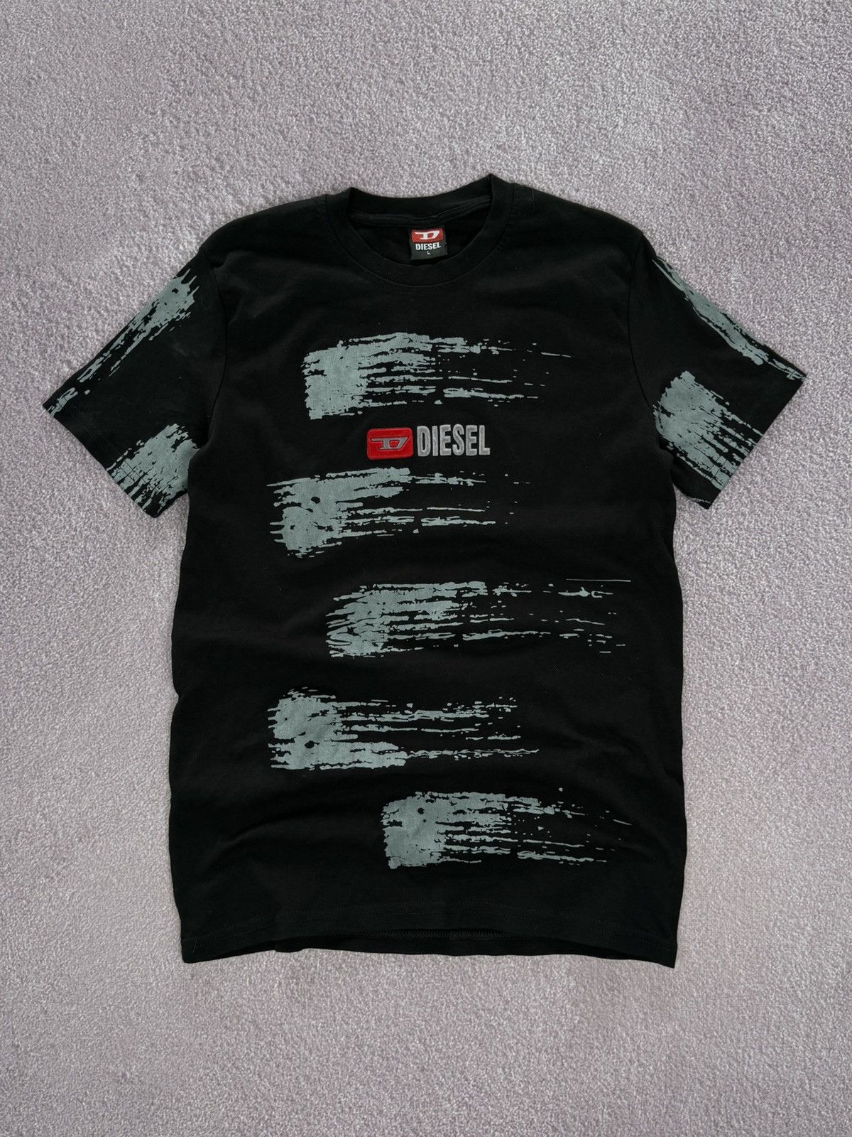 Diesel Y2K Diesel 00s Aesthetic Glamour Design Printed T-shirt Size S / US 4 / IT 40 - 1 Thumbnail