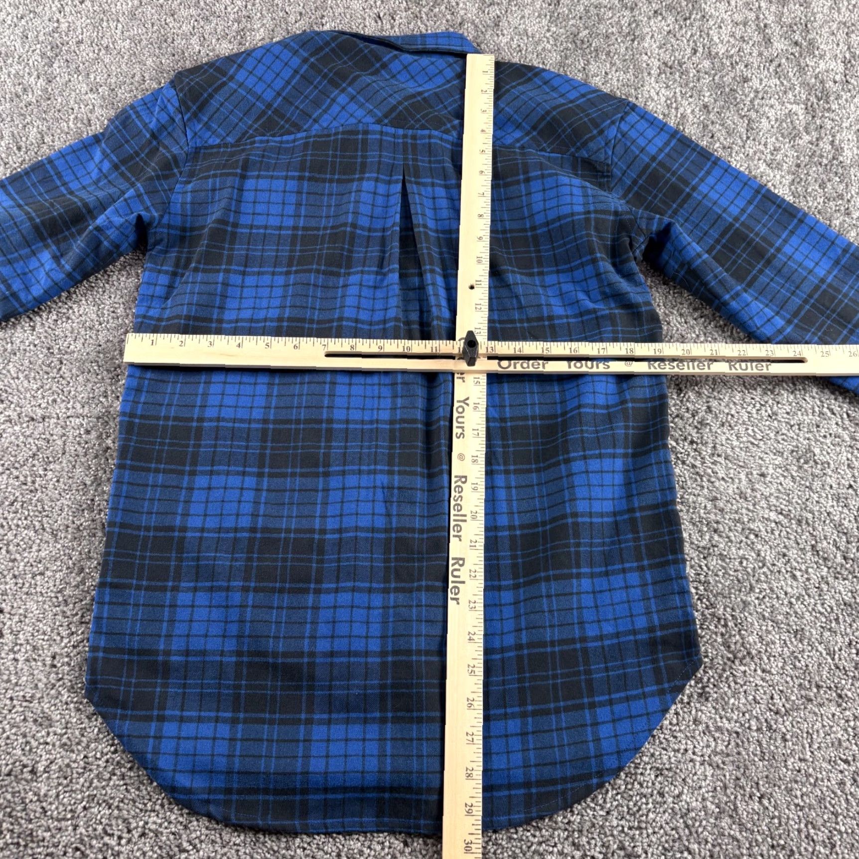 Outdoor Research Outdoor Research Kulshan Flannel Shirt Women's Small Blue Black Plaid Button Up Size S / US 4 / IT 40 - 7 Thumbnail