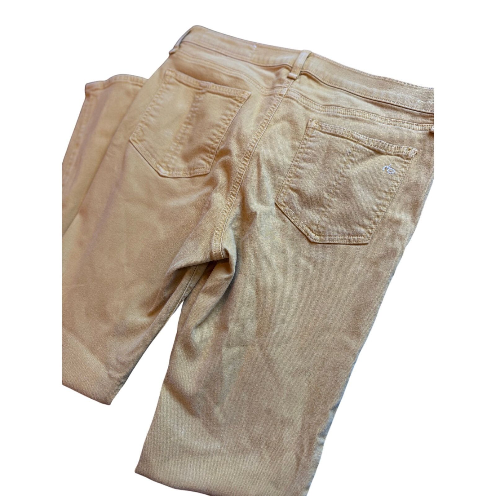 Rag & Bone Rag & Bone Mustard Yellow Zipper Jeans 29 Size 29" - 3 Thumbnail