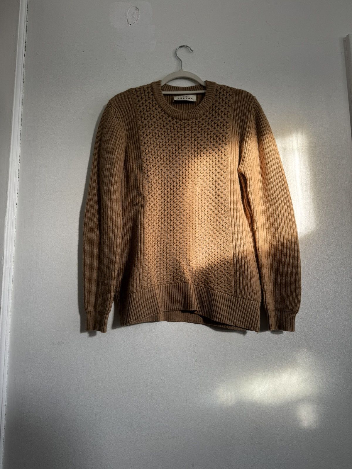 De Fursac Le Fursac Merino Wool Knit Sweater Beige Size US S / EU 44-46 / 1 - 1 Thumbnail