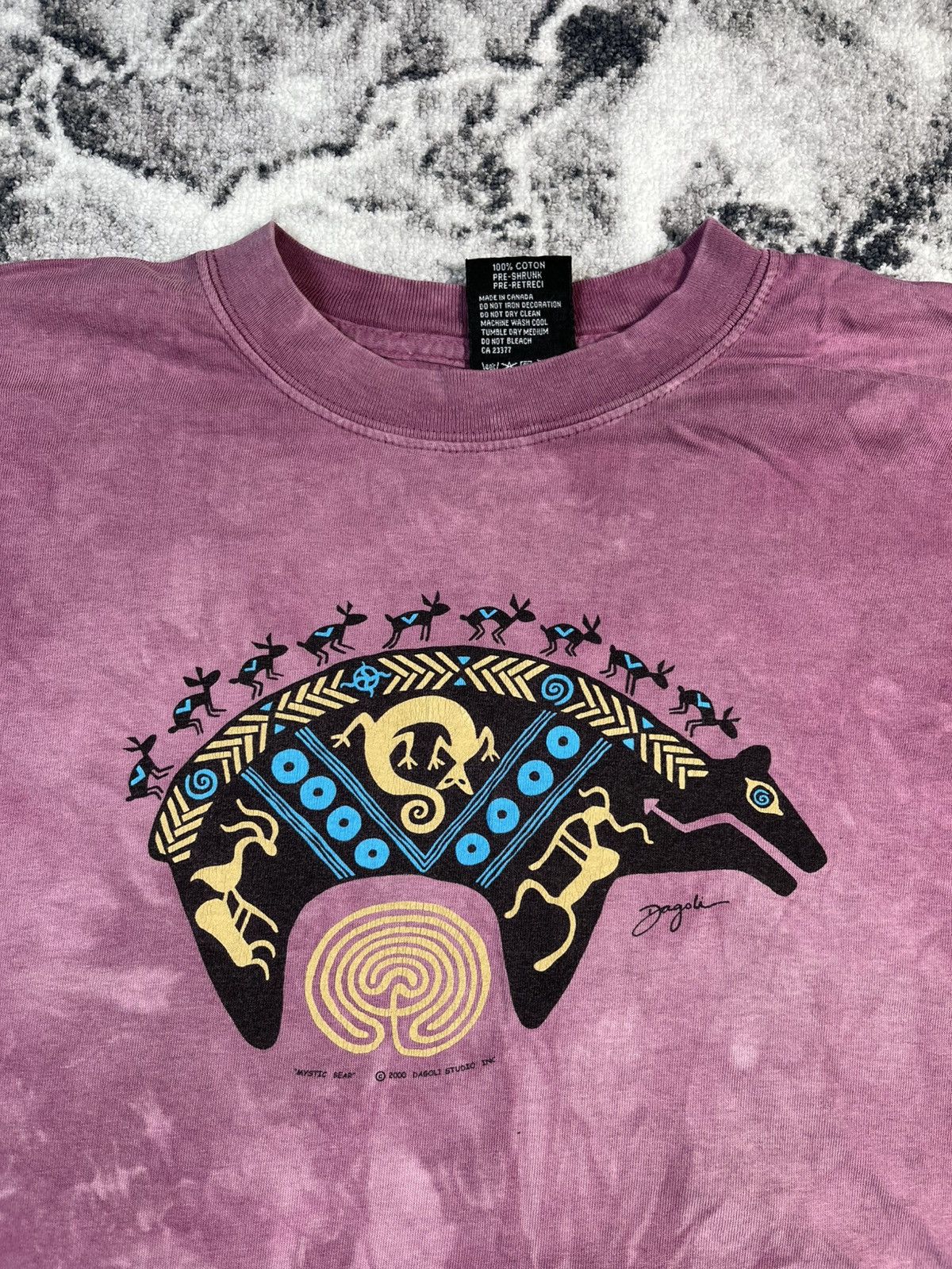 Other Mystic Bear 2000 Dagou Studio Tie Dye Tee Size US L / EU 52-54 / 3 - 3 Thumbnail