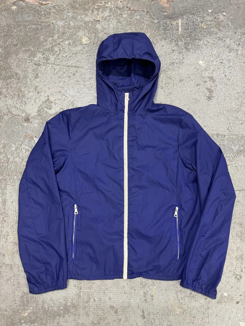 Prada × Vintage SS2007 Prada Royal Blue Light Tactical Hooded Nylon Jacket Size US M / EU 48-50 / 2 - 2 Thumbnail