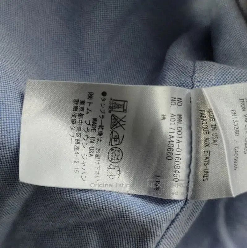 Thom Browne Thom Browne Blue Cotton Women's Shirt . Size M / US 6-8 / IT 42-44 - 7 Thumbnail