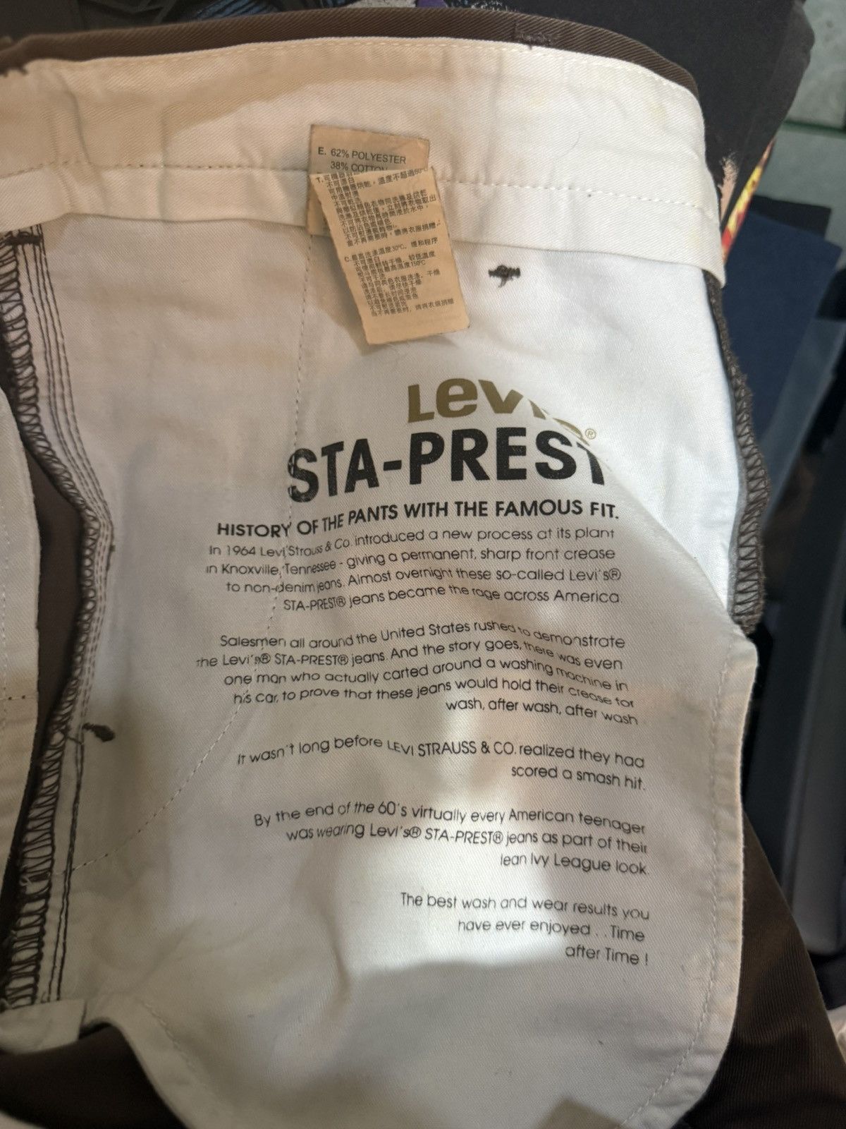 Levi's Levis stapress Size US 32 / EU 48 - 5 Thumbnail