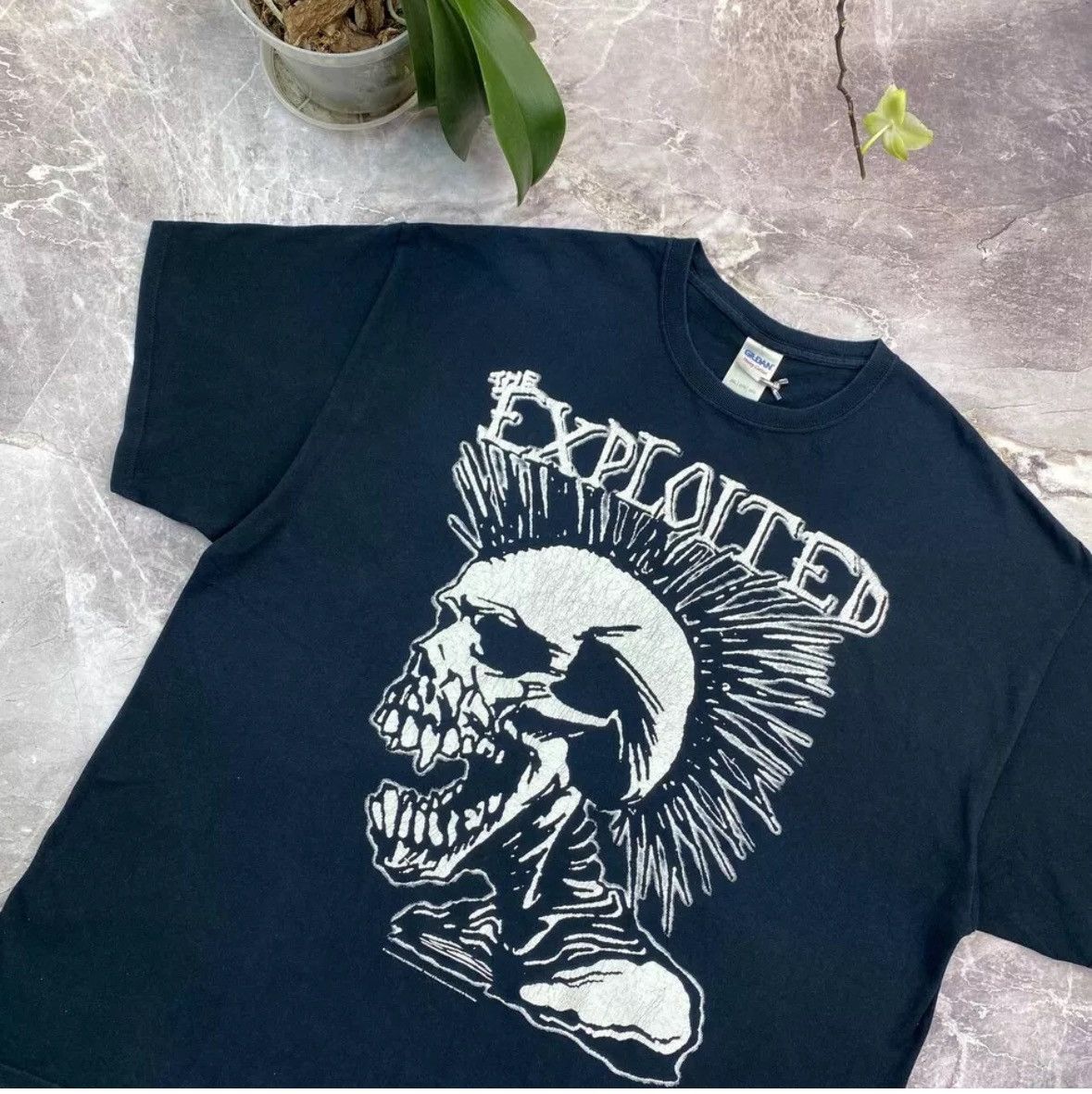 Band Tees × Vintage The Exploited Total Chaos Vintage 1998 T shirt Punk Skull Size US XXL / EU 58 / 5 - 5 Thumbnail