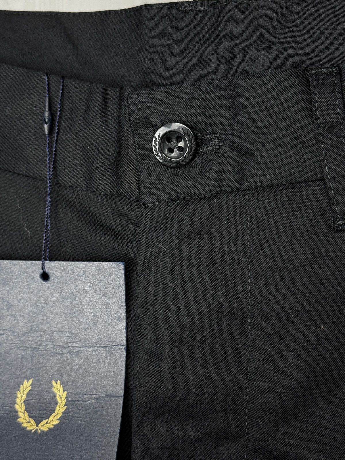 Fred Perry Fred Perry Classic Twill Short Black Size US 28 / EU 44 - 3 Thumbnail