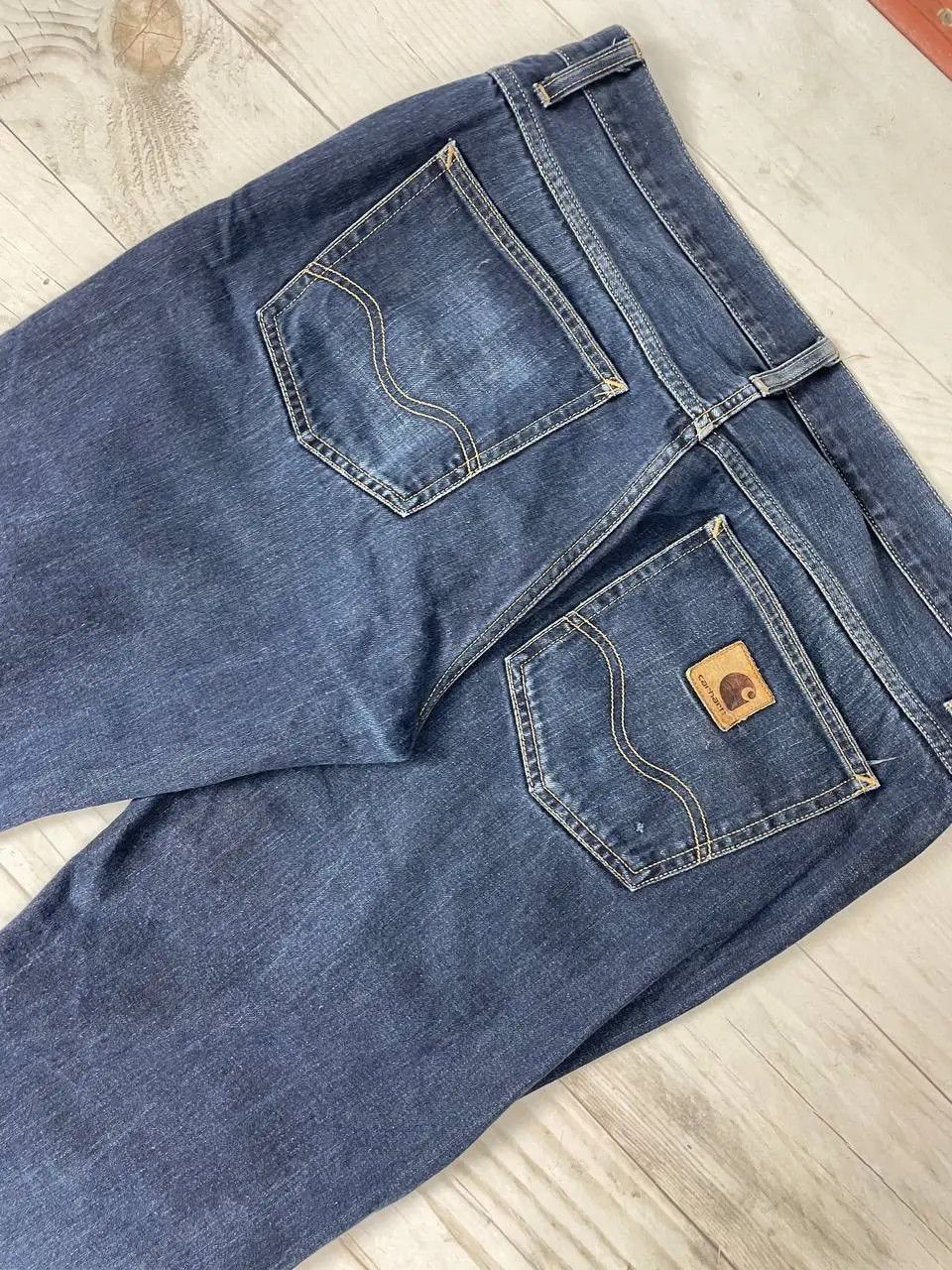 Carhartt Carhartt WIP Western Pants Denim Jeans Blue Men Size 36x32 Size US 36 / EU 52 - 2 Thumbnail