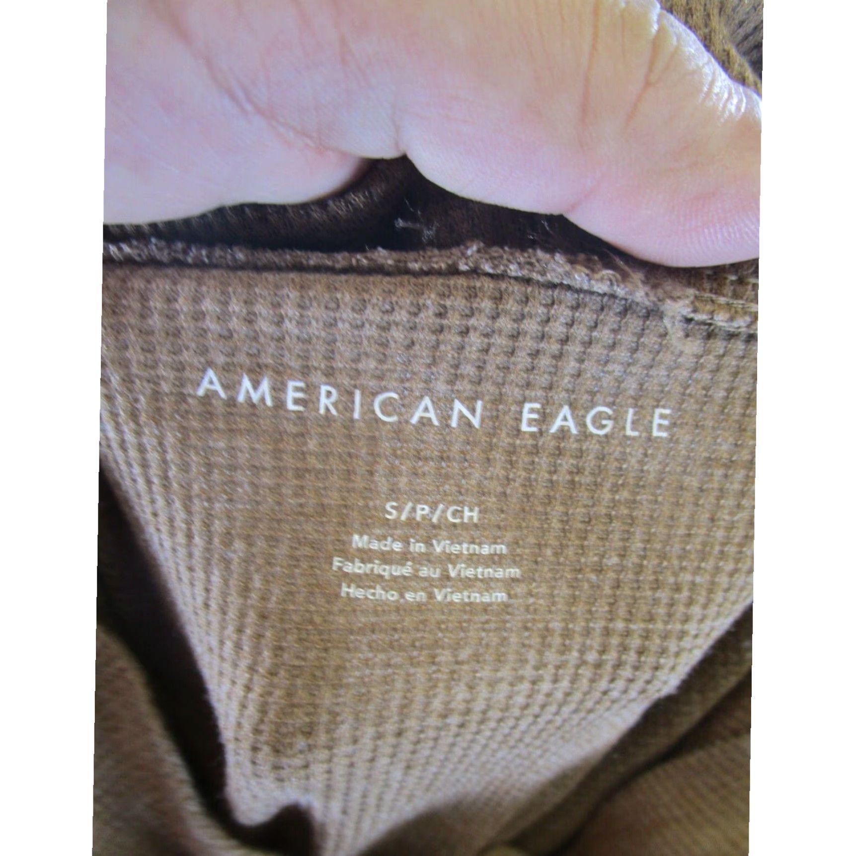 American Eagle Outfitters American Eagle Womens Small Sweater Cowl Neck Waffle Knit XL Extra Large Size S / US 4 / IT 40 - 6 Thumbnail