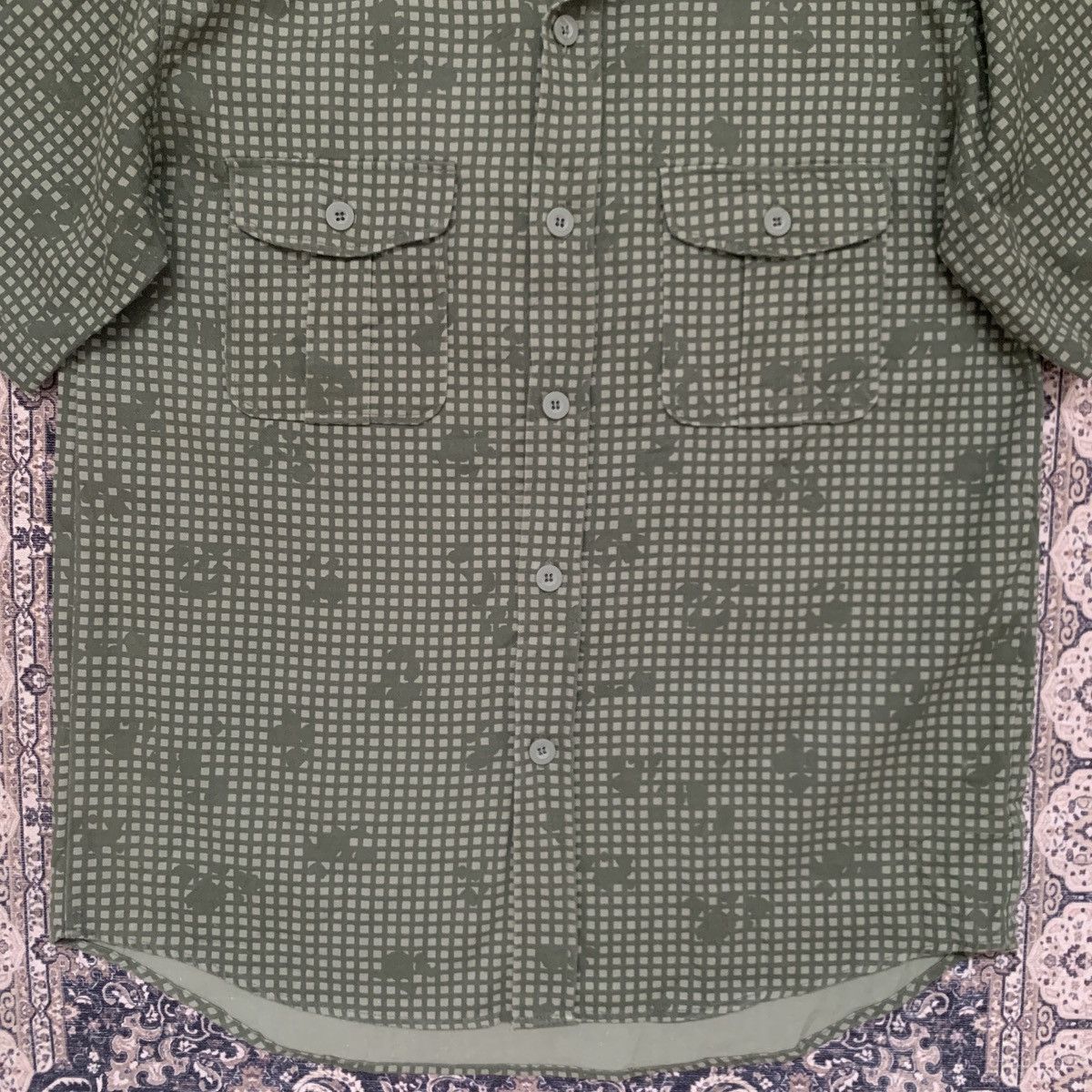 Vintage Vintage German Military Army Desert Night Camo Field Shirts Size US L / EU 52-54 / 3 - 3 Thumbnail