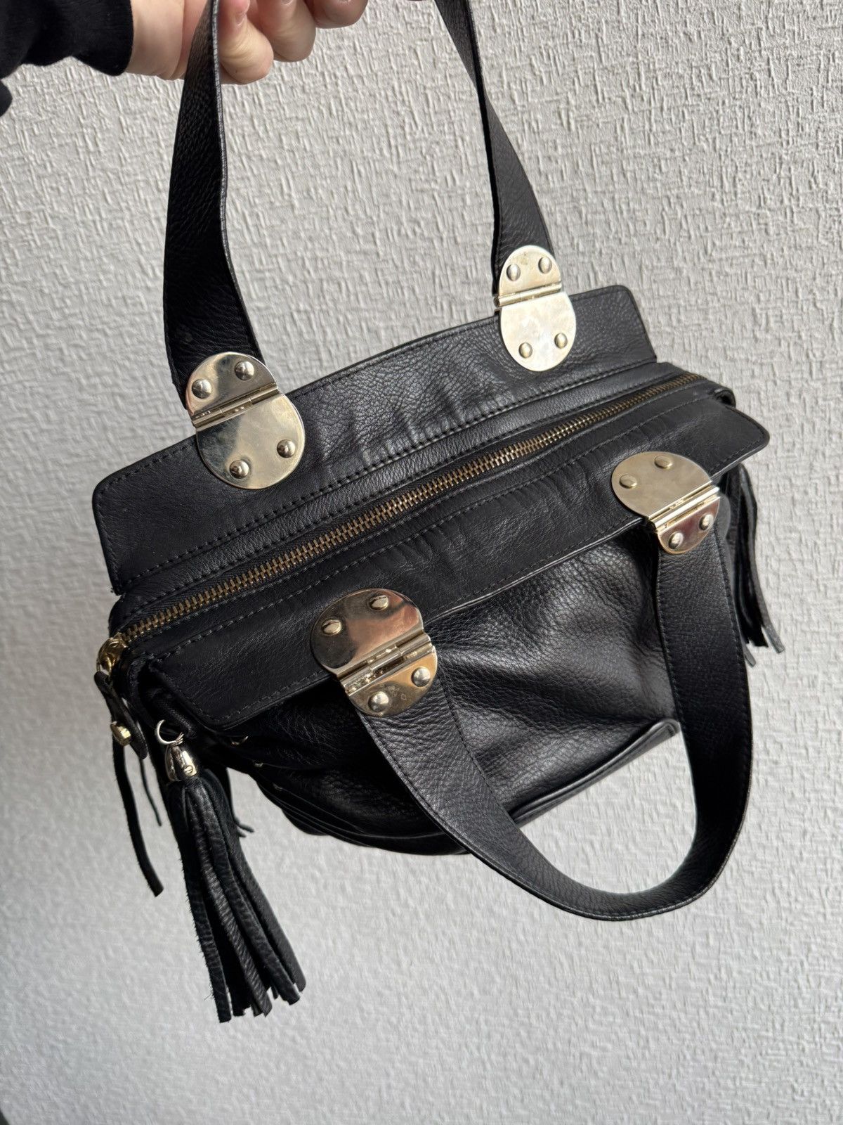 Versace Jeans Couture × Vintage ⚫️Luxury leather VERSACE JEAN mini wmns bag Size ONE SIZE - 3 Thumbnail