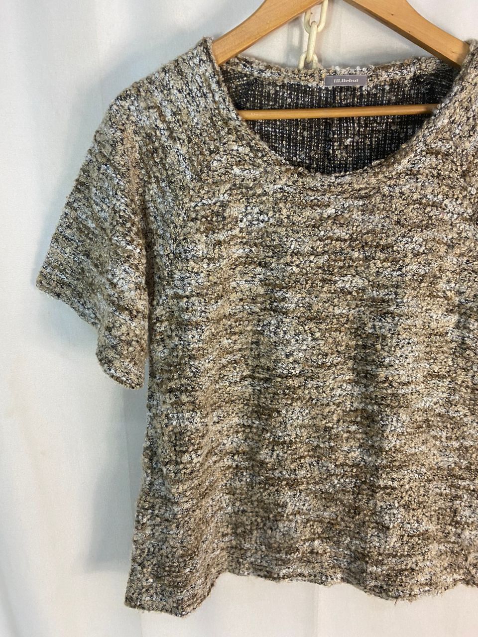 Japanese Brand ID.DEBUT KNIT BLOUSE SHIRT Size S / US 4 / IT 40 - 3 Thumbnail