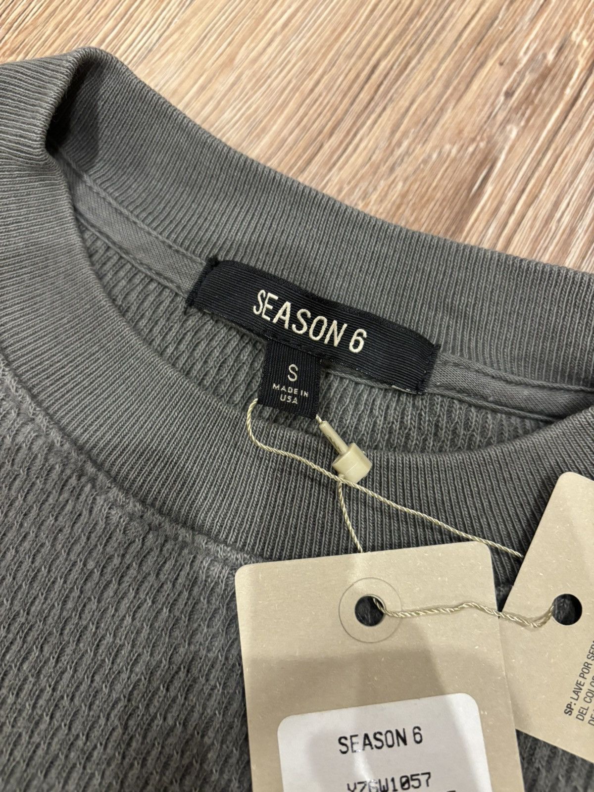 Yeezy Yeezy Season 6 Printed Thermal S – Gravel & Ghost WITH TAGS Size S / US 4 / IT 40 - 8 Thumbnail