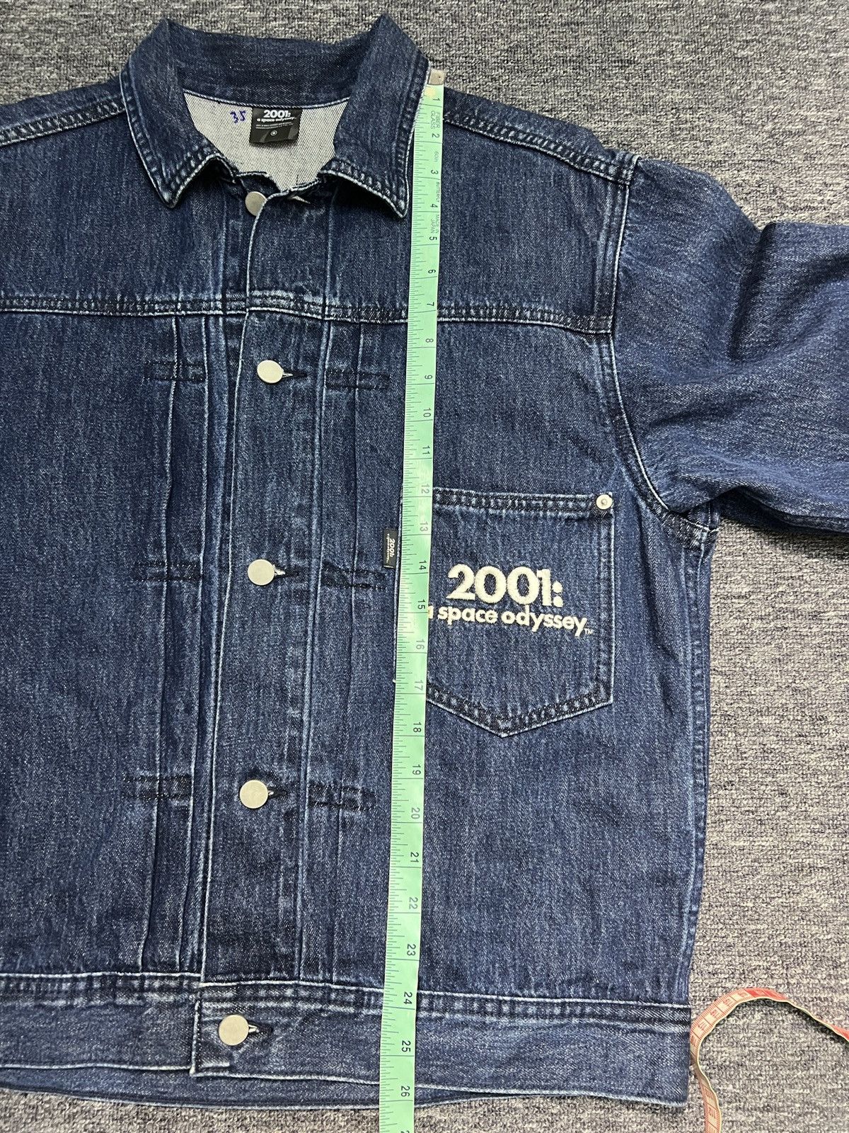 Japanese Brand Stanley Kubrick A Space Odyssey Type 1 Blue Denim Jacket Size US M / EU 48-50 / 2 - 12 Thumbnail