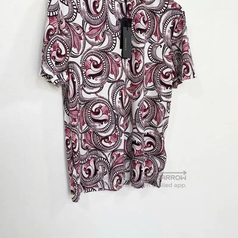 Versace Versace Summer Pink Cotton Short Sleeve T-Shirt . Size US M / EU 48-50 / 2 - 3 Thumbnail