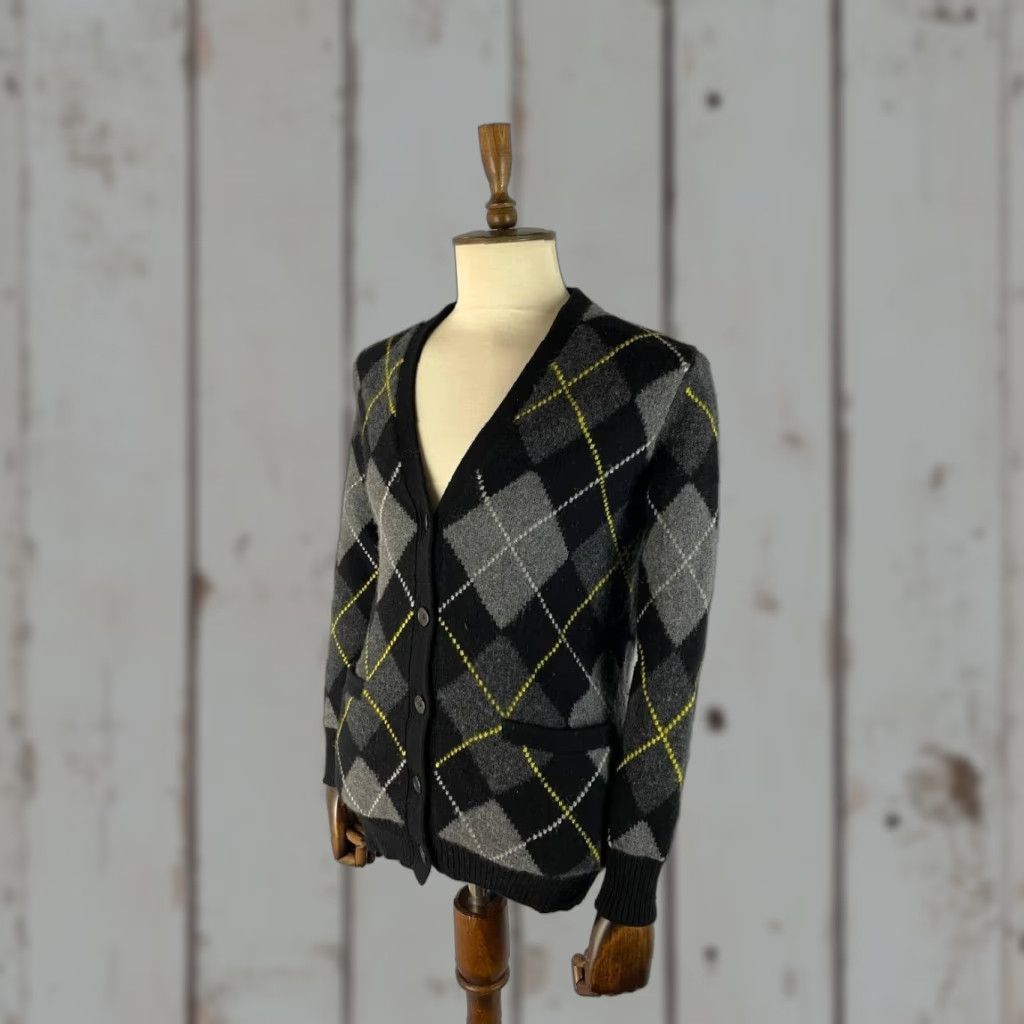 Polo Ralph Lauren Polo Ralph Lauren Cardigan Mens Wool Black & Gray V-Neck Long Sleeve Size S Sweater Size US S / EU 44-46 / 1 - 1 Thumbnail