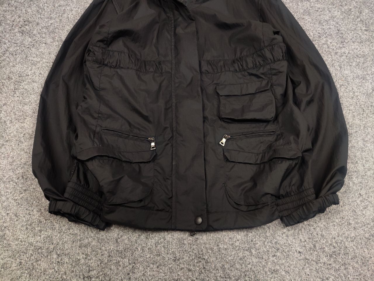 Prada Rare Prada AW07 Black Label Nylon Cargo Zip Pocket Jacket Size S / US 4 / IT 40 - 14 Thumbnail