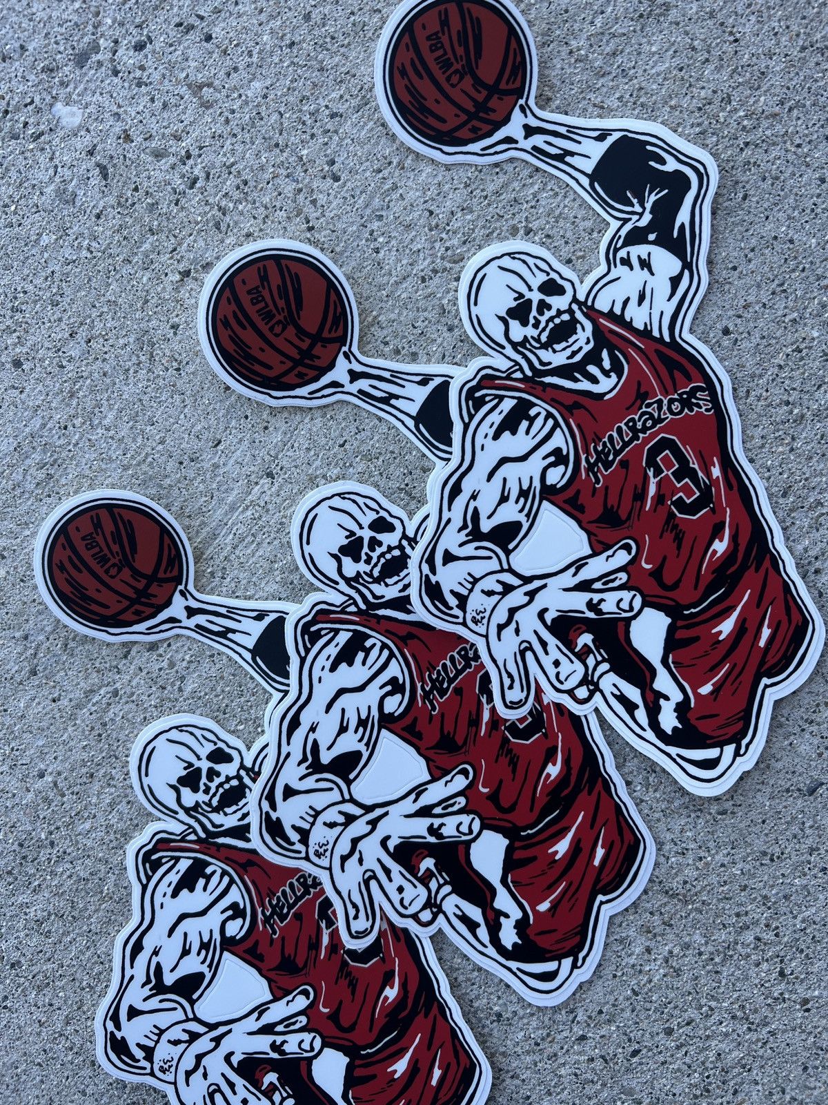 Warren Lotas 2024 Warren Lotas WLBA “The Hellrazors Dunk” 1 Sticker Size ONE SIZE - 2 Thumbnail