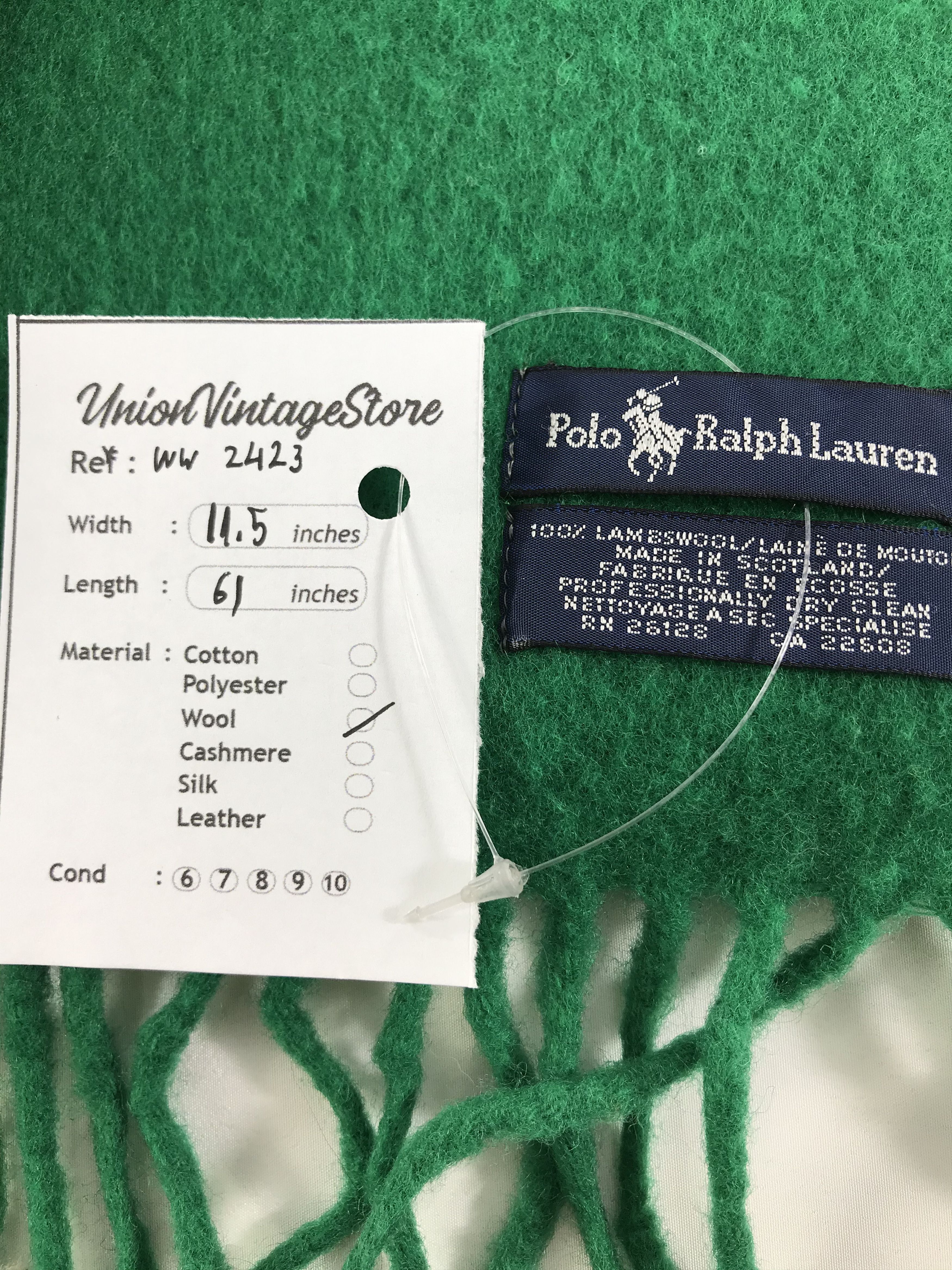 Polo Ralph Lauren × Vintage Polo Ralph Lauren Scarf / Muffler / Neckwear - WW2423 Size ONE SIZE - 5 Thumbnail