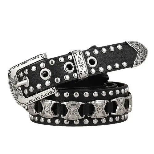 Other punk rock belt geometry pattern fashion Size ONE SIZE - 6 Thumbnail