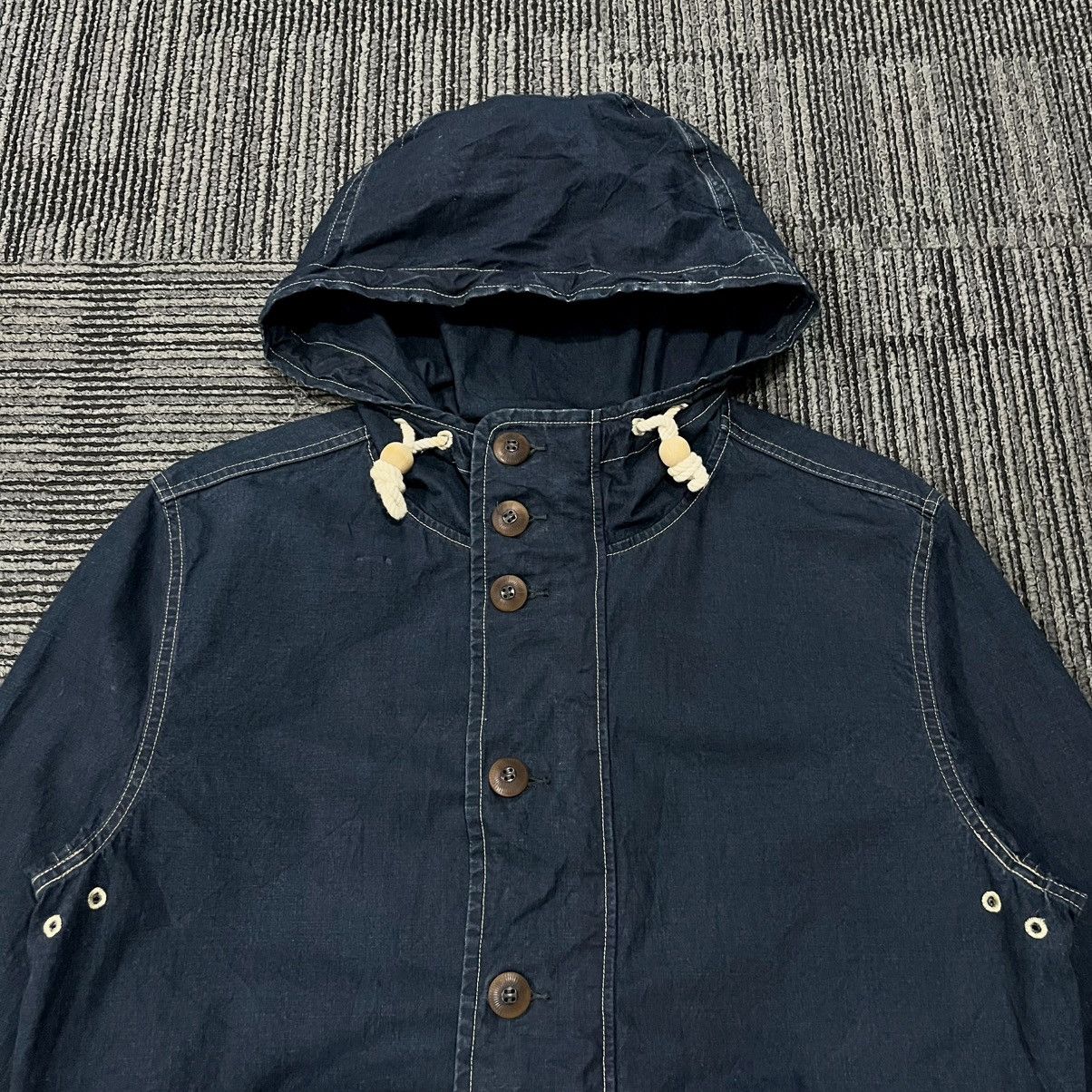 RRL Ralph Lauren RRL Indigo Pullover Hooded Jacket Size US M / EU 48-50 / 2 - 3 Thumbnail