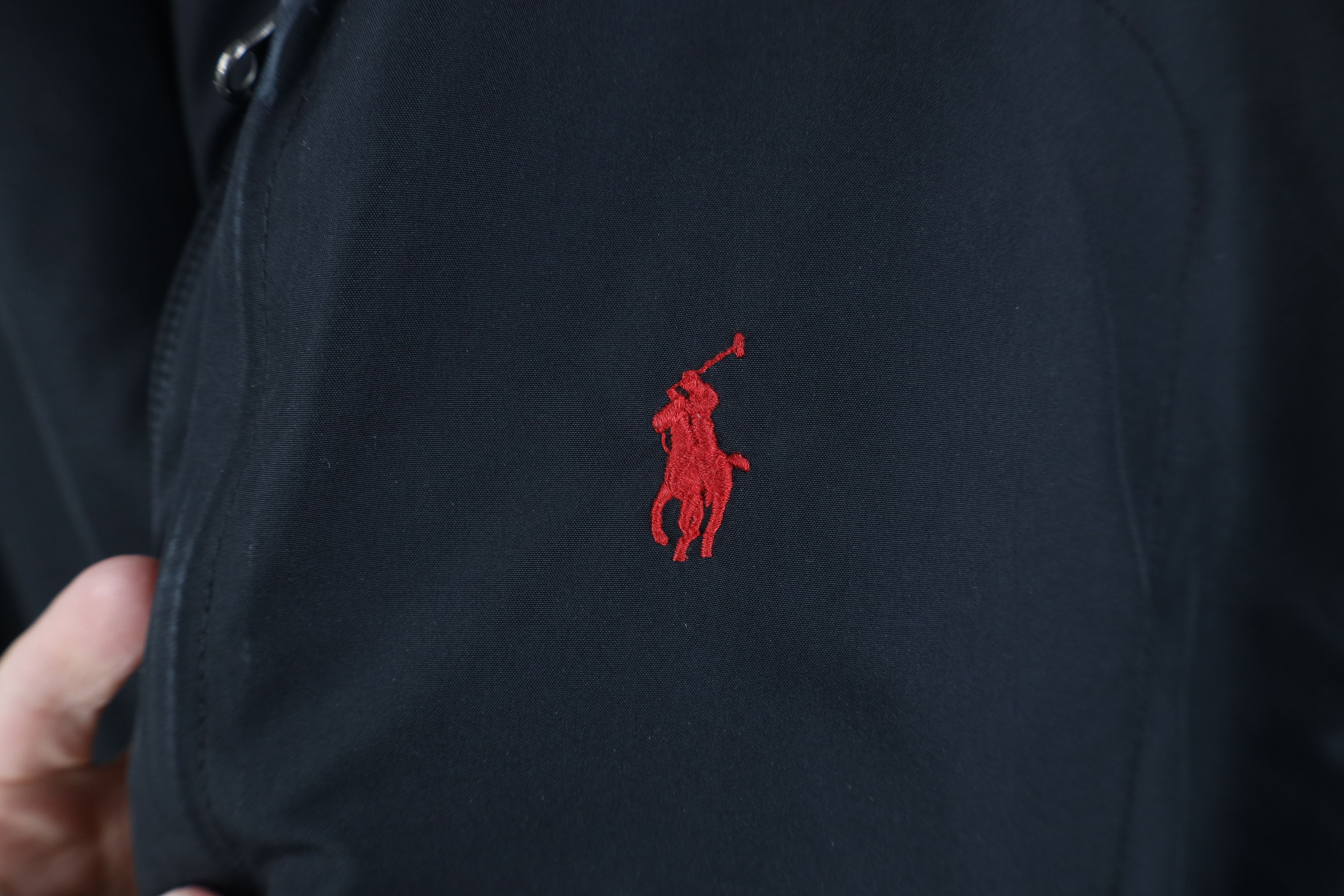 Ralph Lauren Vintage 90s Ralph Lauren Polartec Fleece Hooded Jacket Black Size US XXL / EU 58 / 5 - 4 Thumbnail