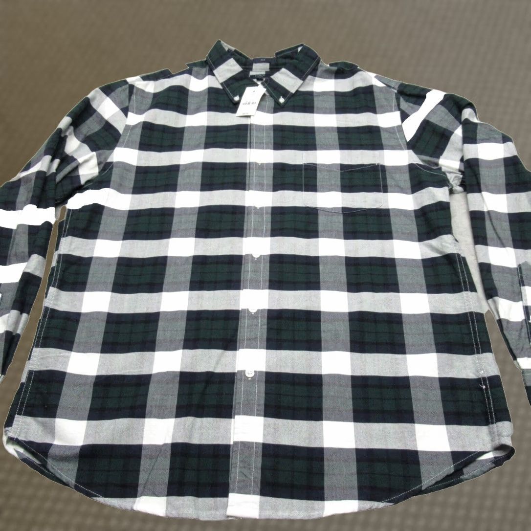 J.Crew J.CREW Oxford Shirt Mens XL Black Slim Long Sleeve Button-Down Casual Workwear Plaid Cotton XS? Size US XL / EU 56 / 4 - 1 Thumbnail