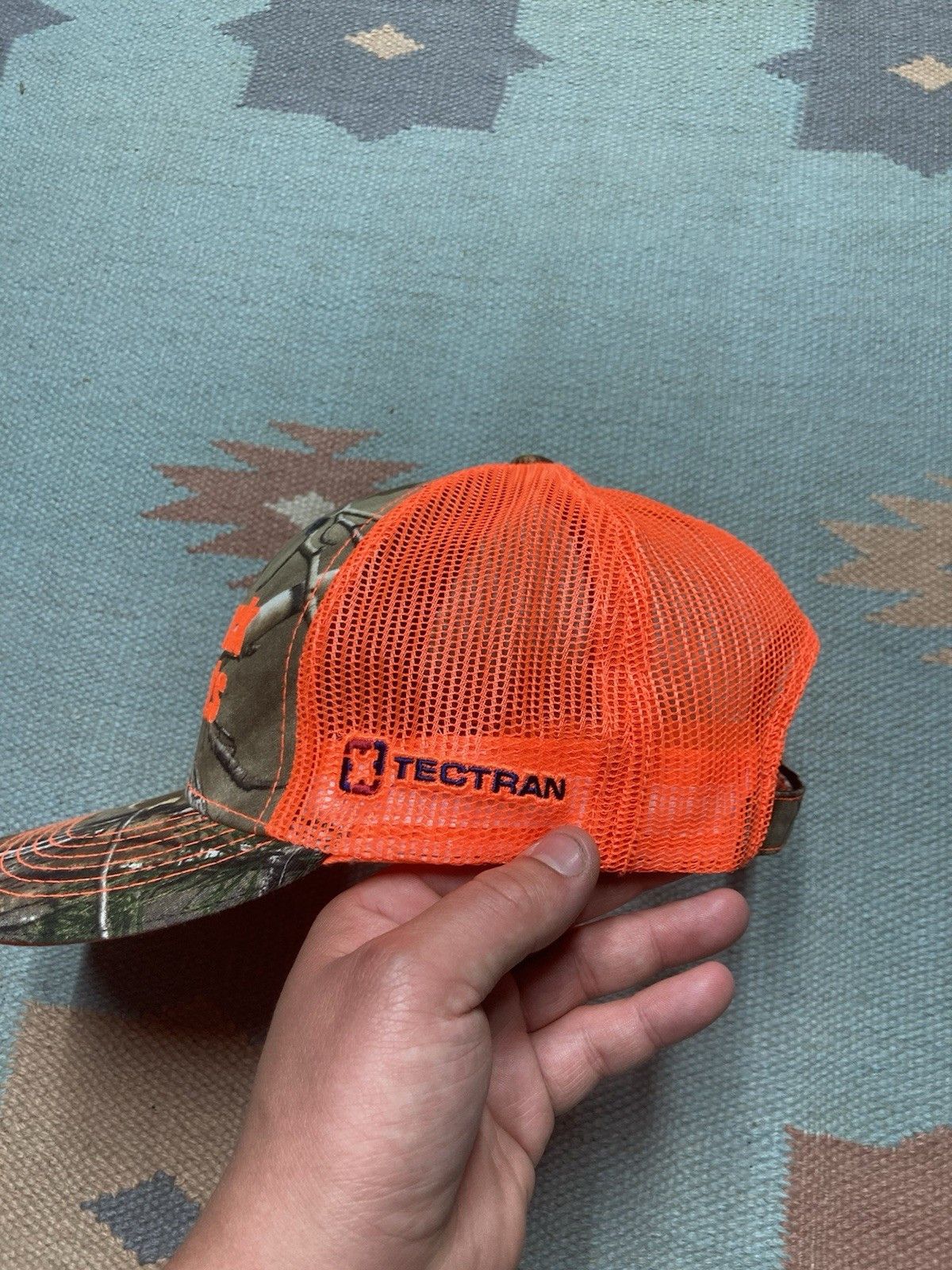 Vintage Vintage hat camo A-1 truck parts hi vis hunting mechanic Size ONE SIZE - 4 Thumbnail
