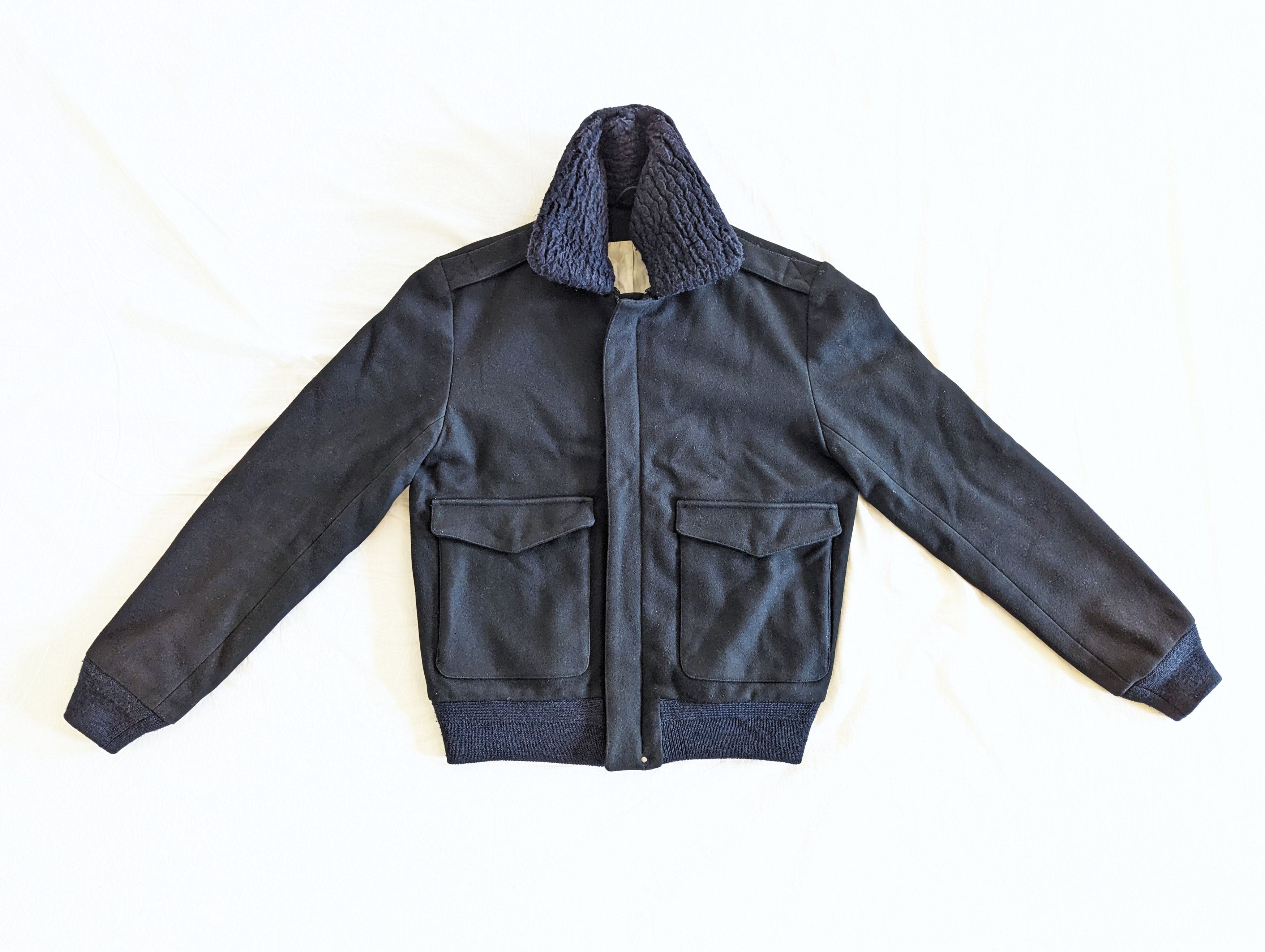Patrik Ervell Wool Aviator Bomber Jacket (fits S/M) Size US M / EU 48-50 / 2 - 4 Thumbnail
