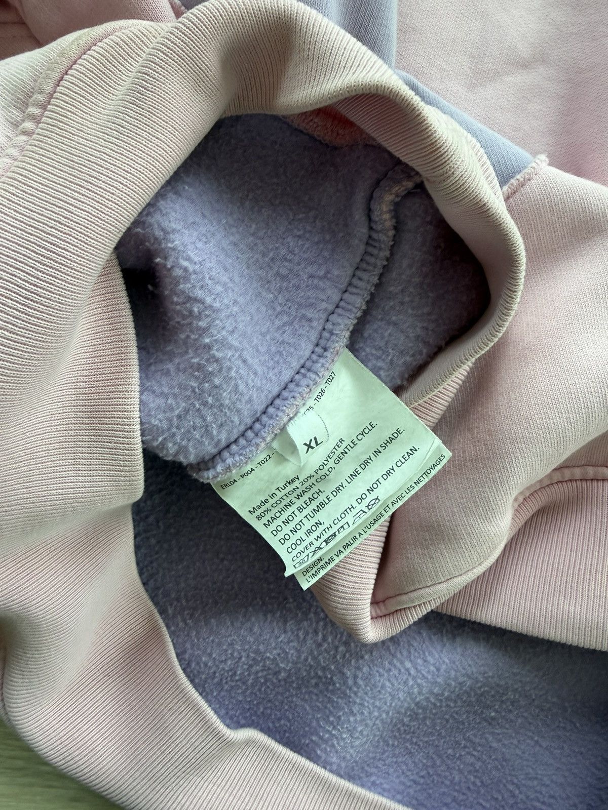 ERL ERL Purple & Pink Waves Hoodie - XL Size US XL / EU 56 / 4 - 5 Thumbnail