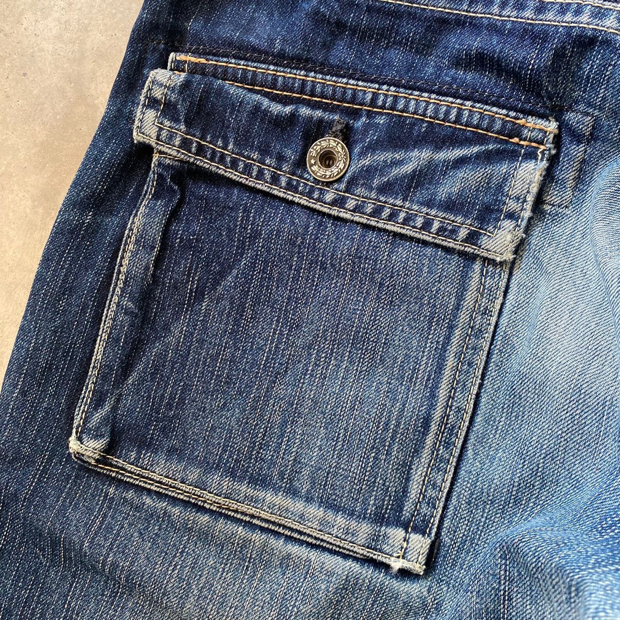 Johnbull Vintage Johnbull Bushpant Japanese Brand Distressed Denim Size US 31 - 16 Thumbnail