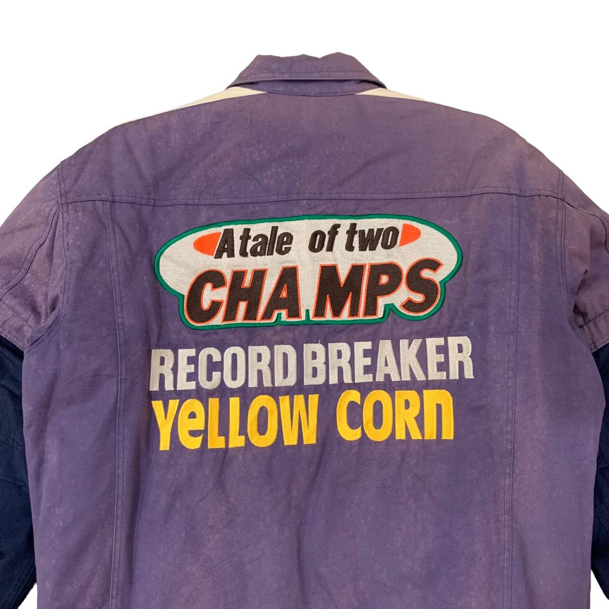 YELLOW CORN 🔥Vintage Yellow Corn Sledge Hammer Convertible Racing Jacket Size US M / EU 48-50 / 2 - 17 Thumbnail