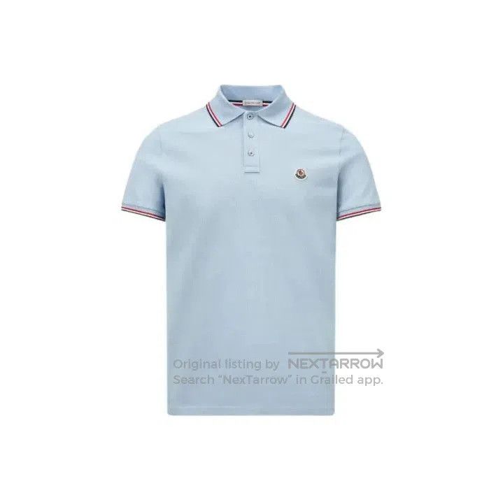 Moncler Moncler SS25 Logo Slim Fit Short Sleeve Polo. Size US S / EU 44-46 / 1 - 1 Thumbnail