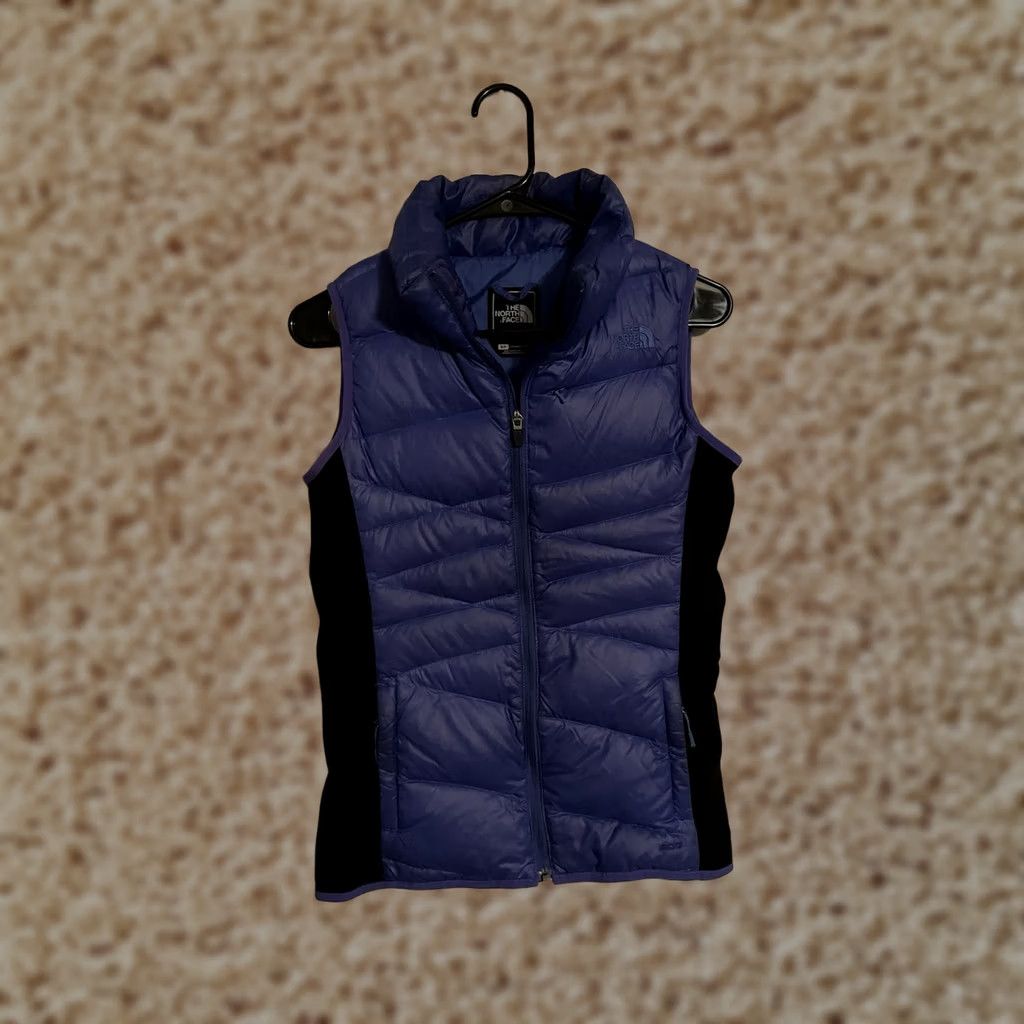 The North Face The North Face Vest Purple Womens Small 600 Goose Down Fill Puffer Jacket Nylon Lining Zip-Front Womens Size S / US 4 / IT 40 - 1 Thumbnail