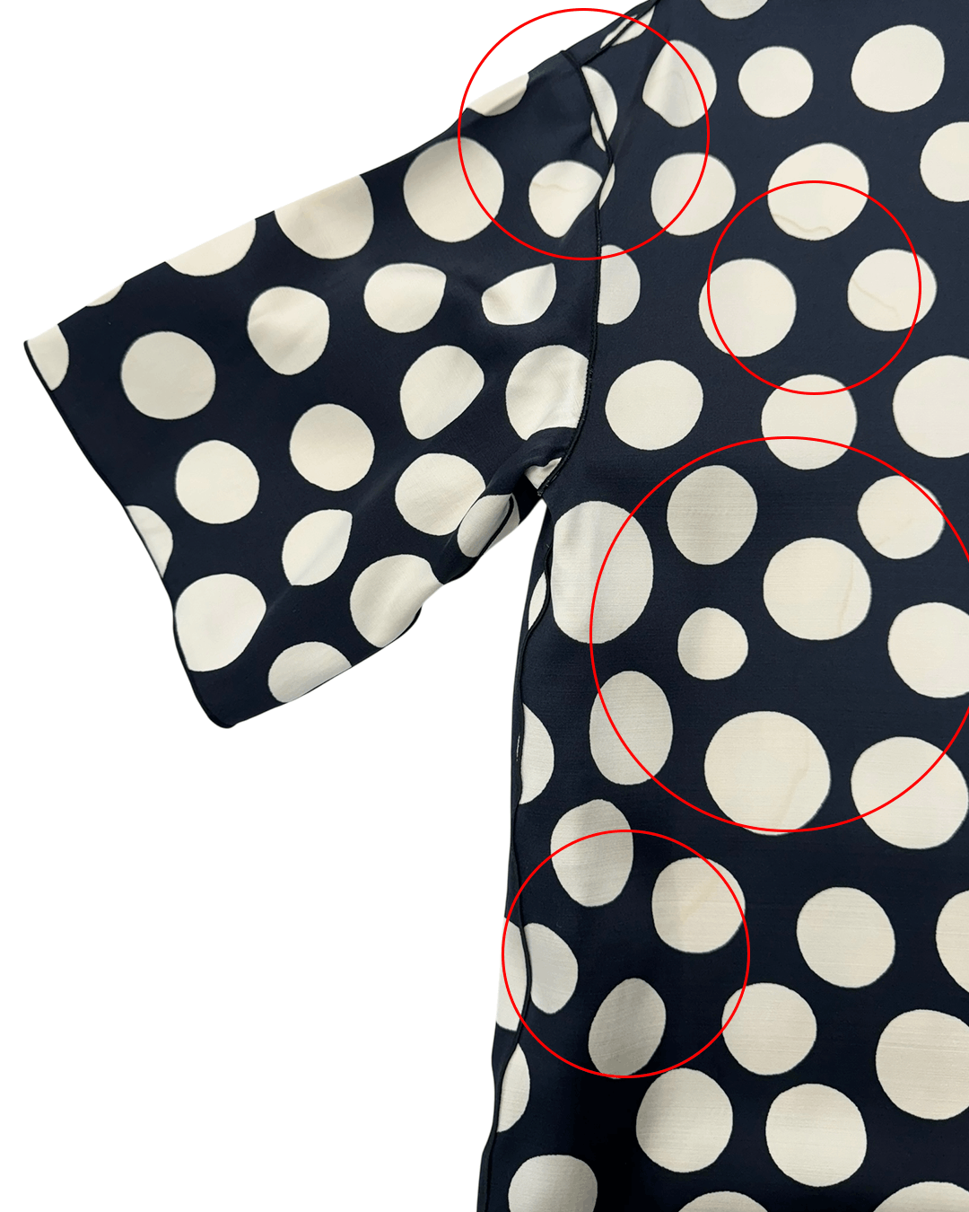 Celine Celine by Phoebe Philo Silk & Wool Blend Dot Dress Size XS / US 0-2 / IT 36-38 - 9 Thumbnail
