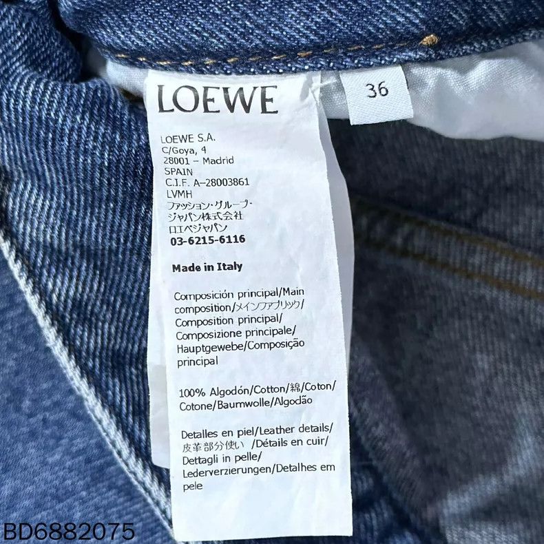Loewe loewe Embroidered baggy jeans 2505-Nextarrow Size US 36 / EU 52 - 5 Thumbnail