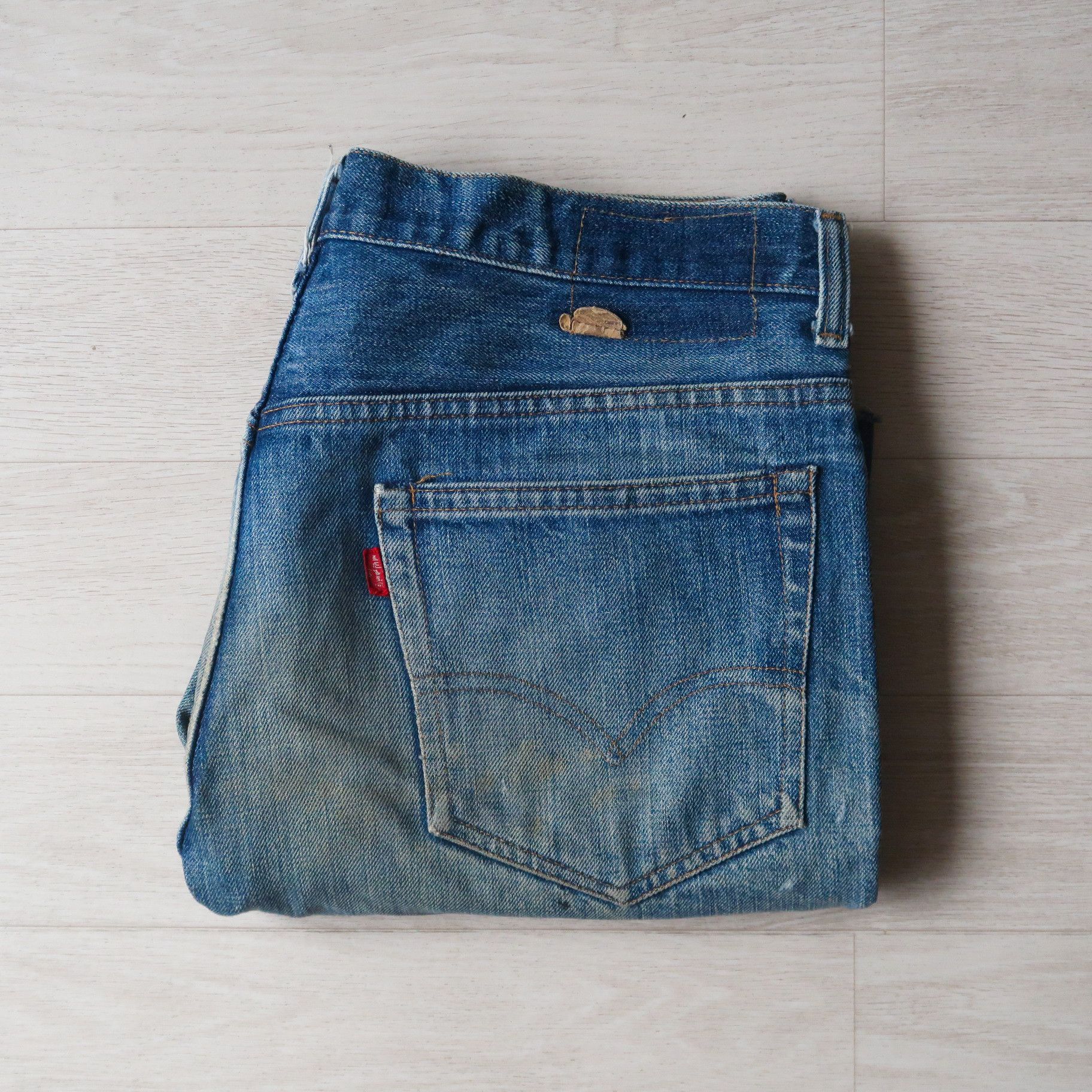 Levi's [Made in U.S.A] Vintage 80s Levi’s 517 Boots Cut Denim Pants Size US 34 / EU 50 - 3 Thumbnail