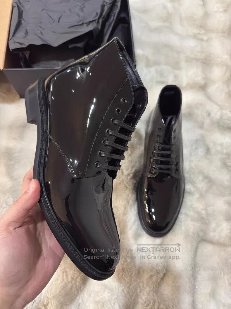 Saint Laurent Paris Saint Laurent Paris Men's Lace-up Boots Size US 10 / EU 43 - 9 Thumbnail